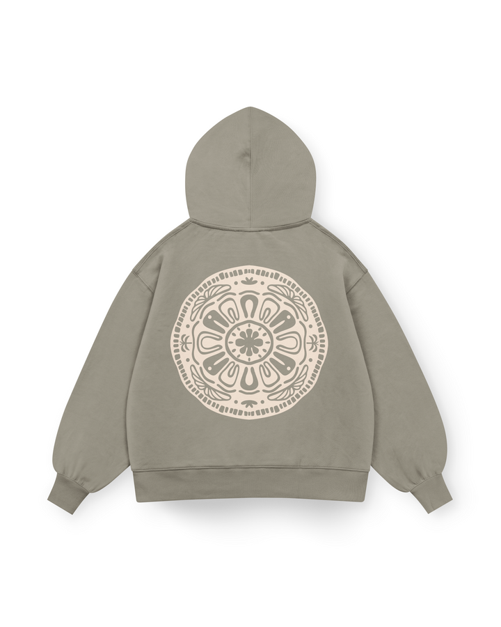 Surf Geometric Hoodie Oversized