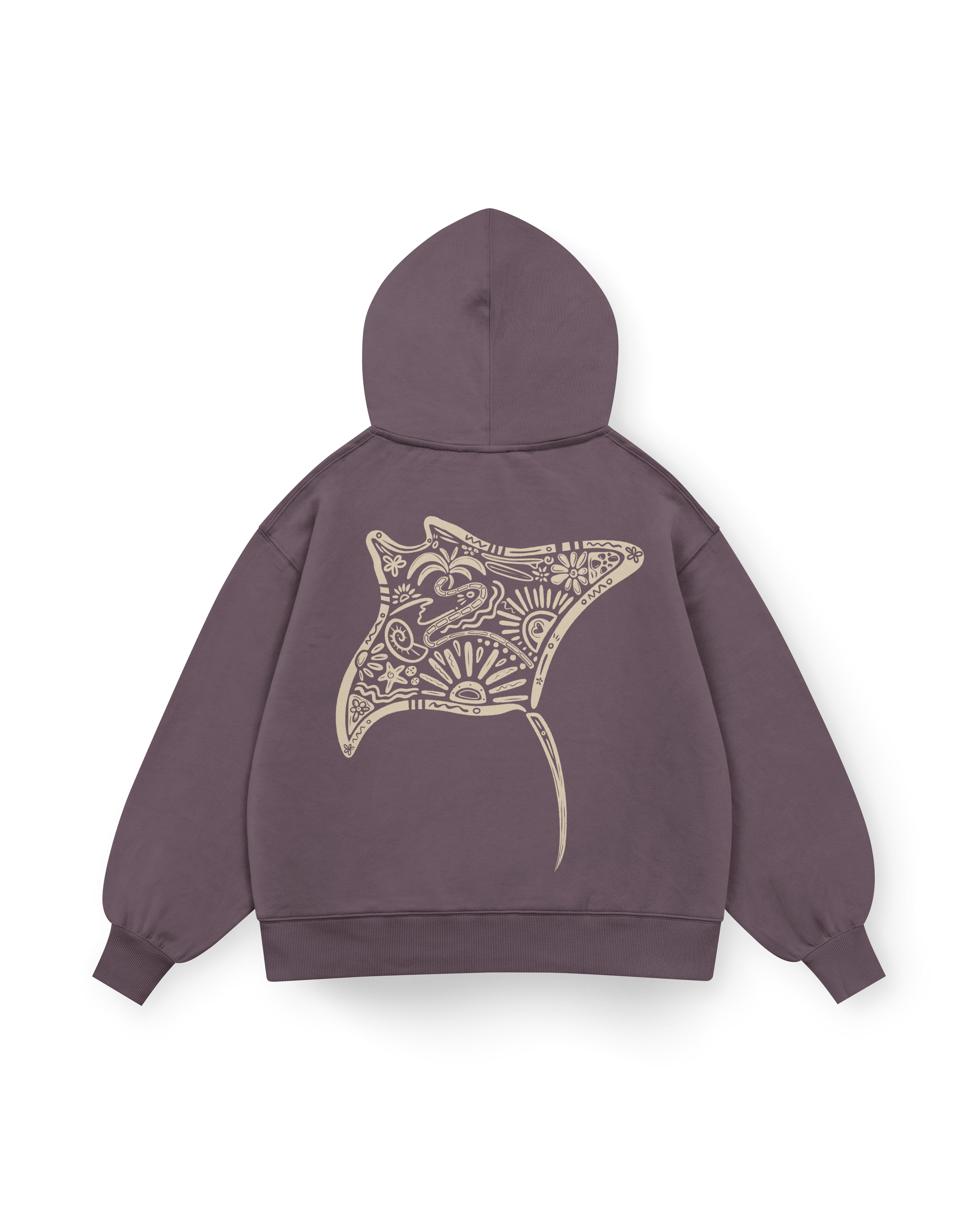 Manta Ray Hoodie Oversized