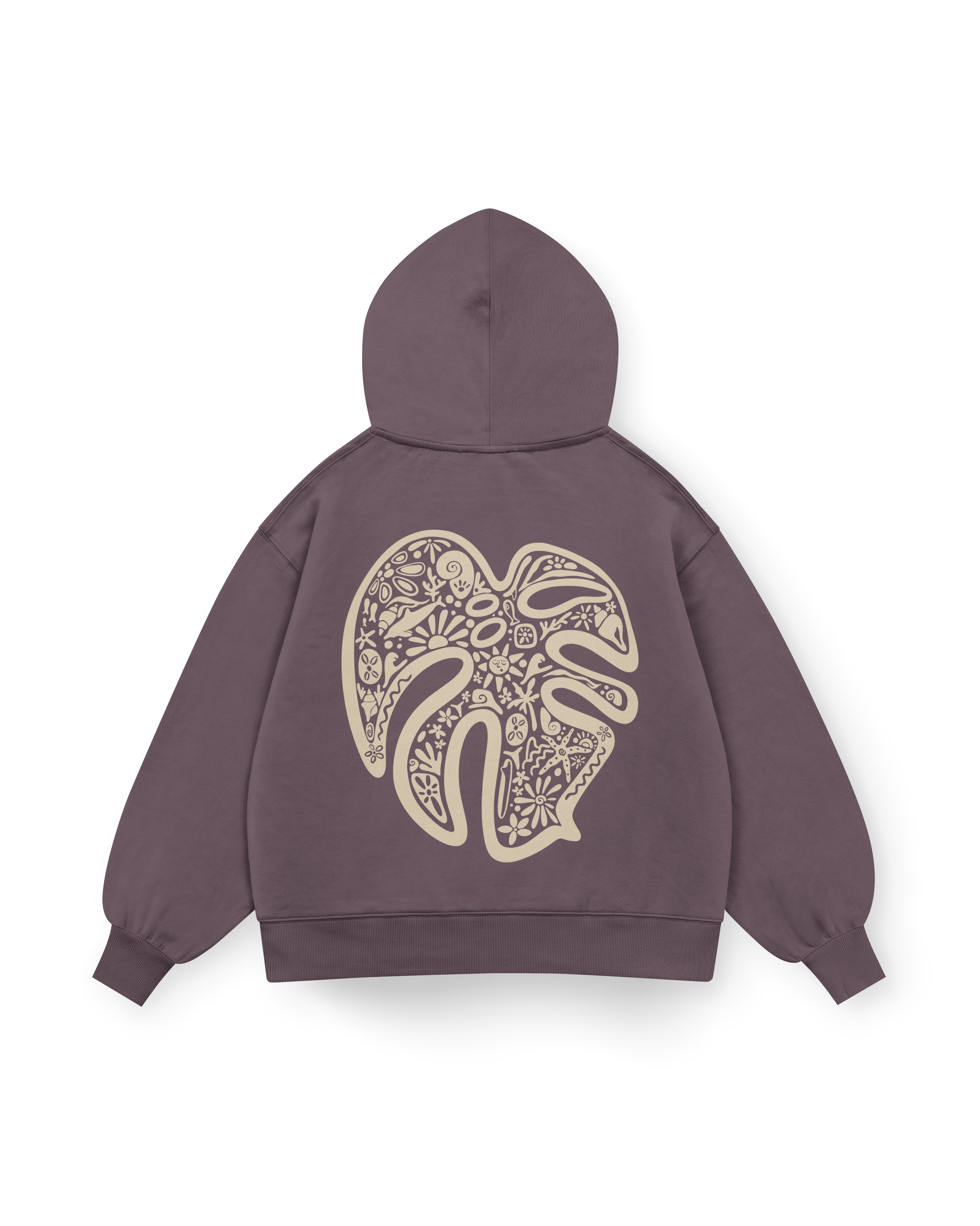 Monstera Hoodie Oversized