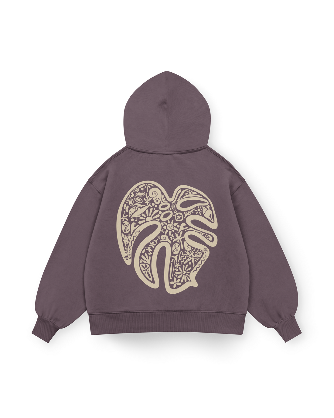 Monstera Hoodie Oversized