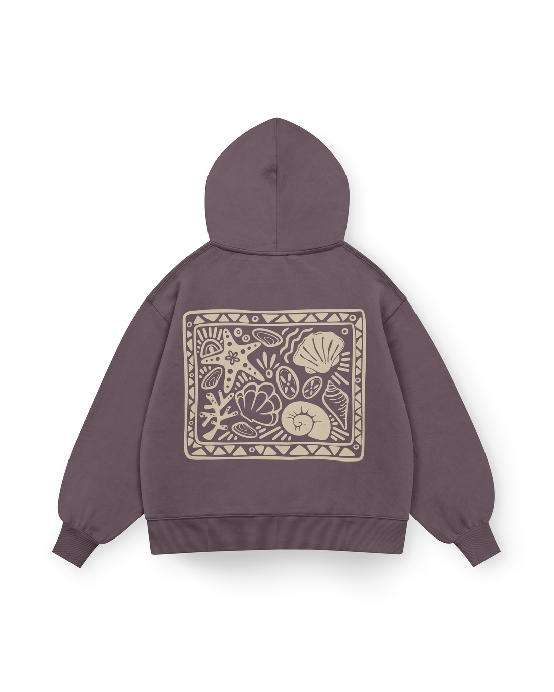 Seashell Party Hoodie Oversized