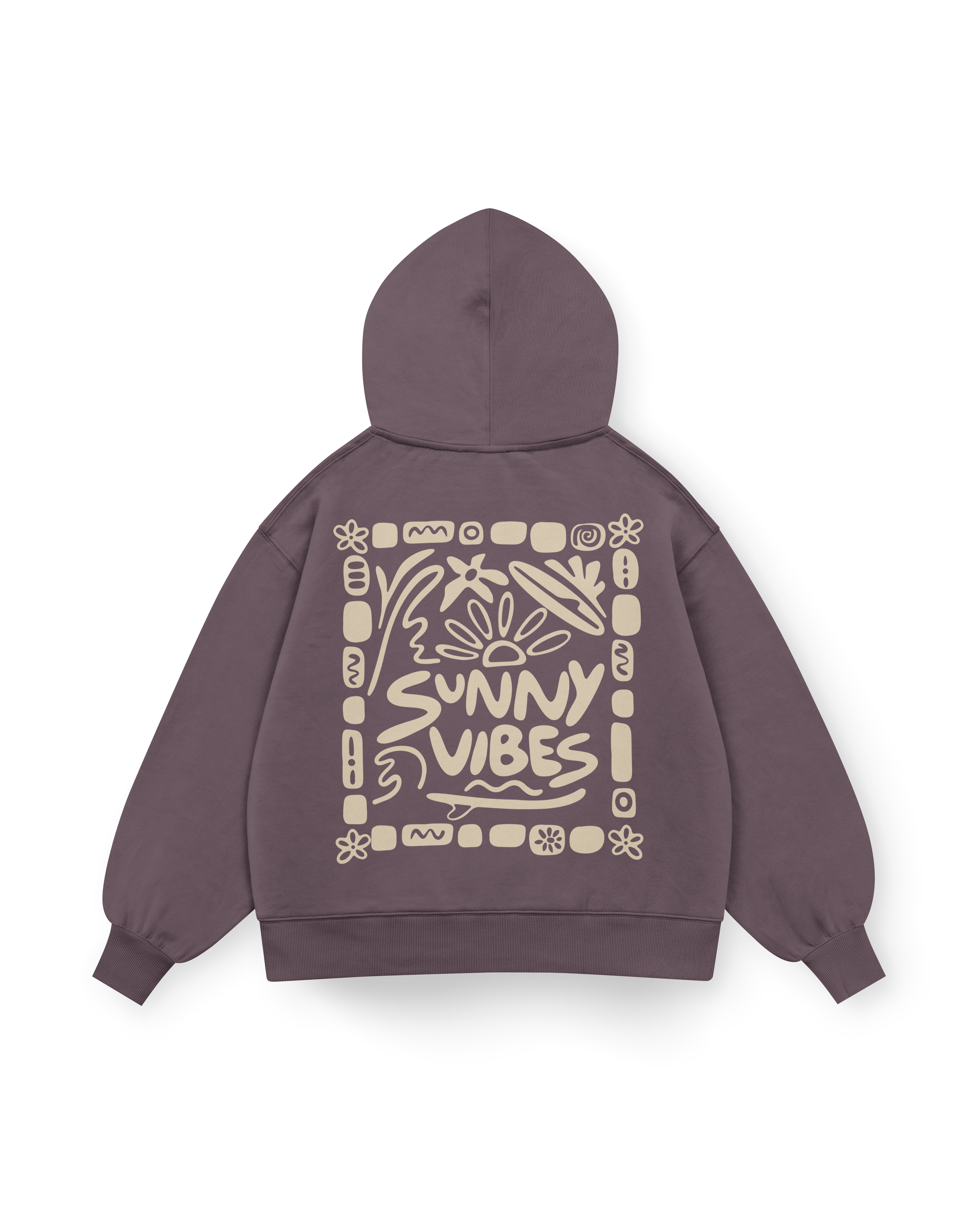 Sunny Vibes Hoodie Oversized