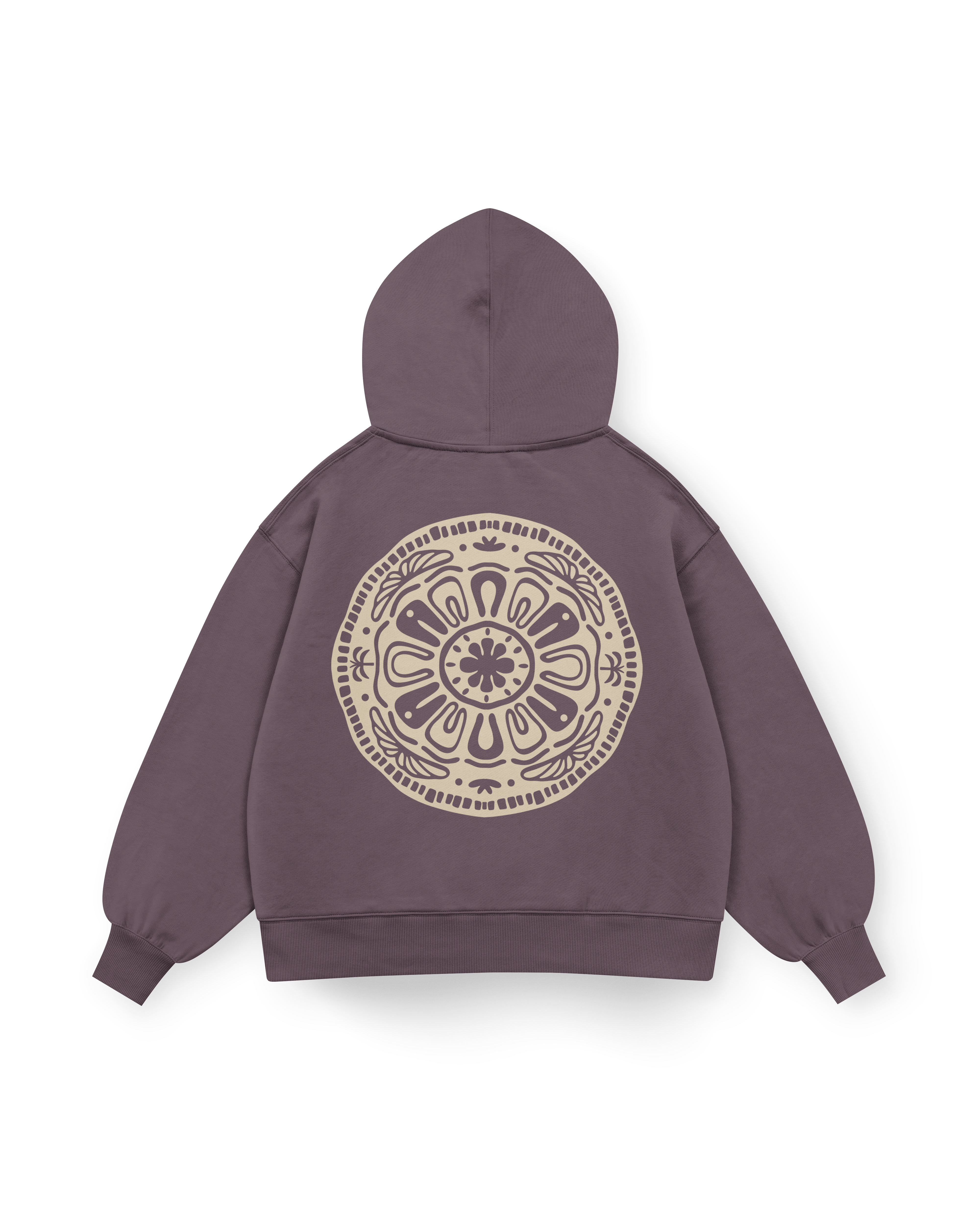 Surf Geometric Hoodie Oversized