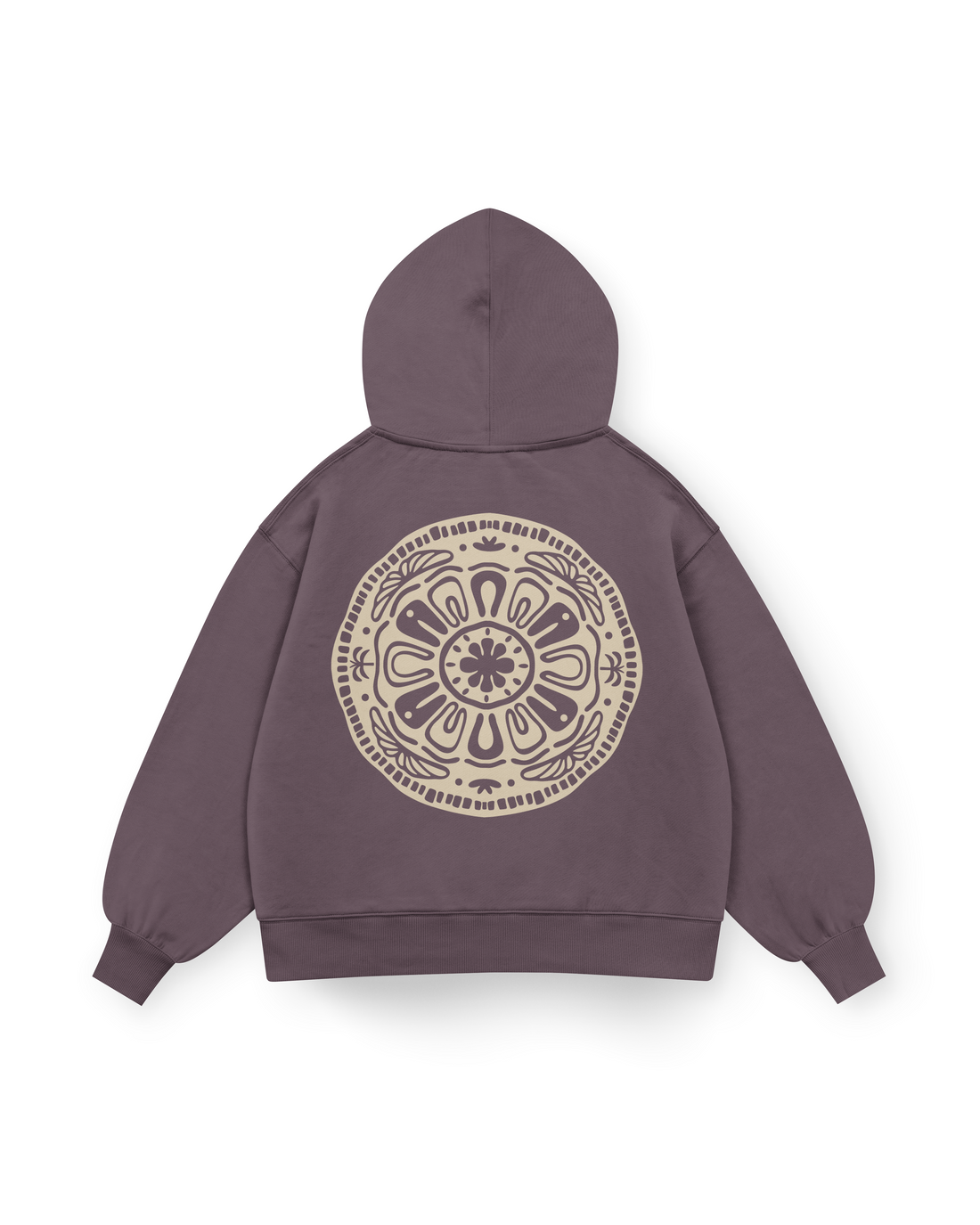Surf Geometric Hoodie Oversized