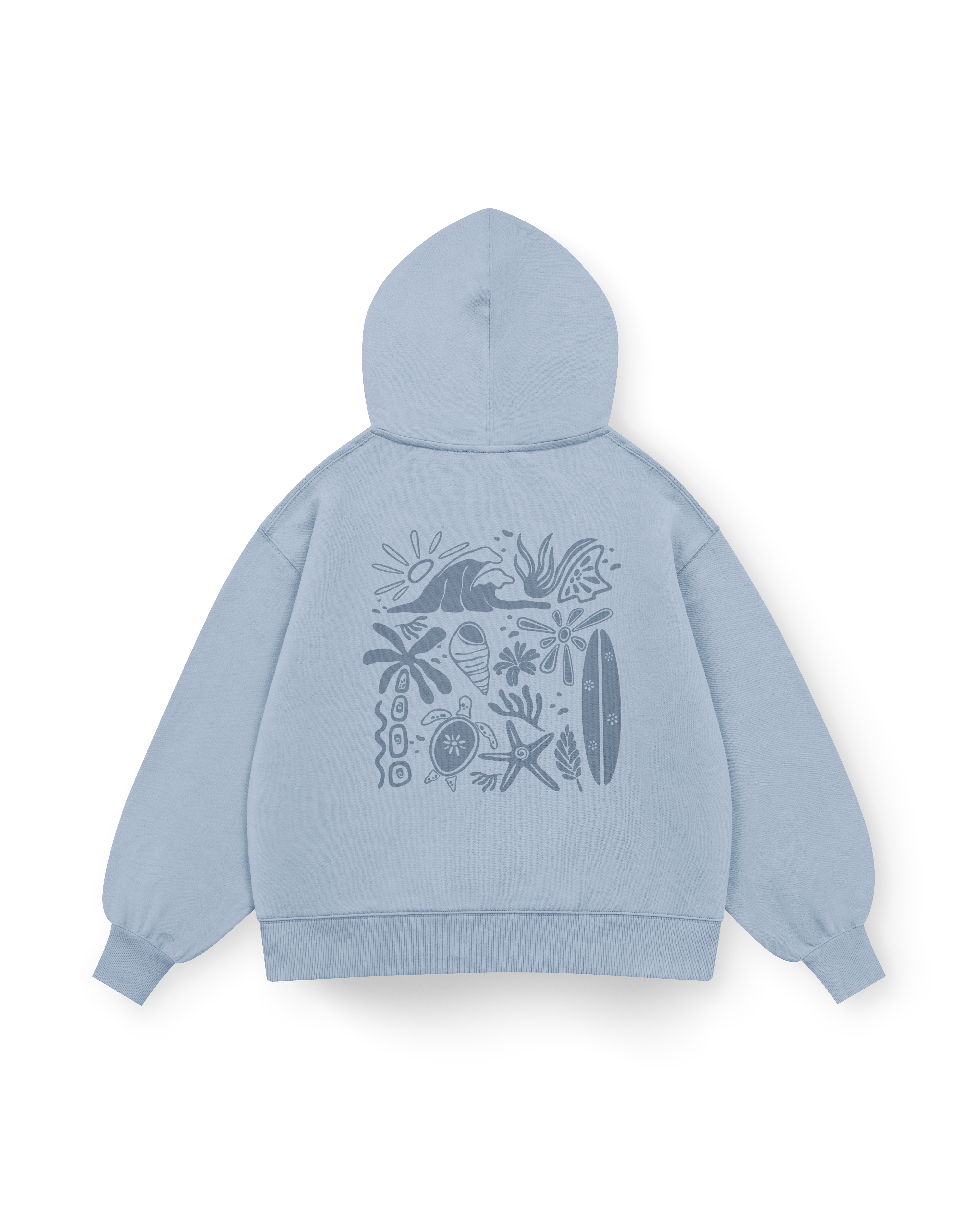 Beachy Vibes Hoodie Oversized