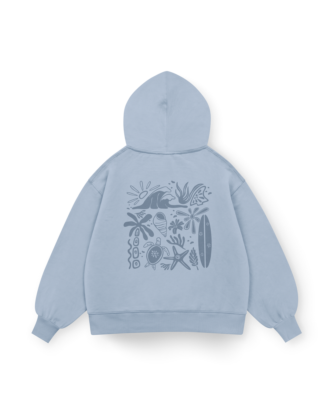Beachy Vibes Hoodie Oversized