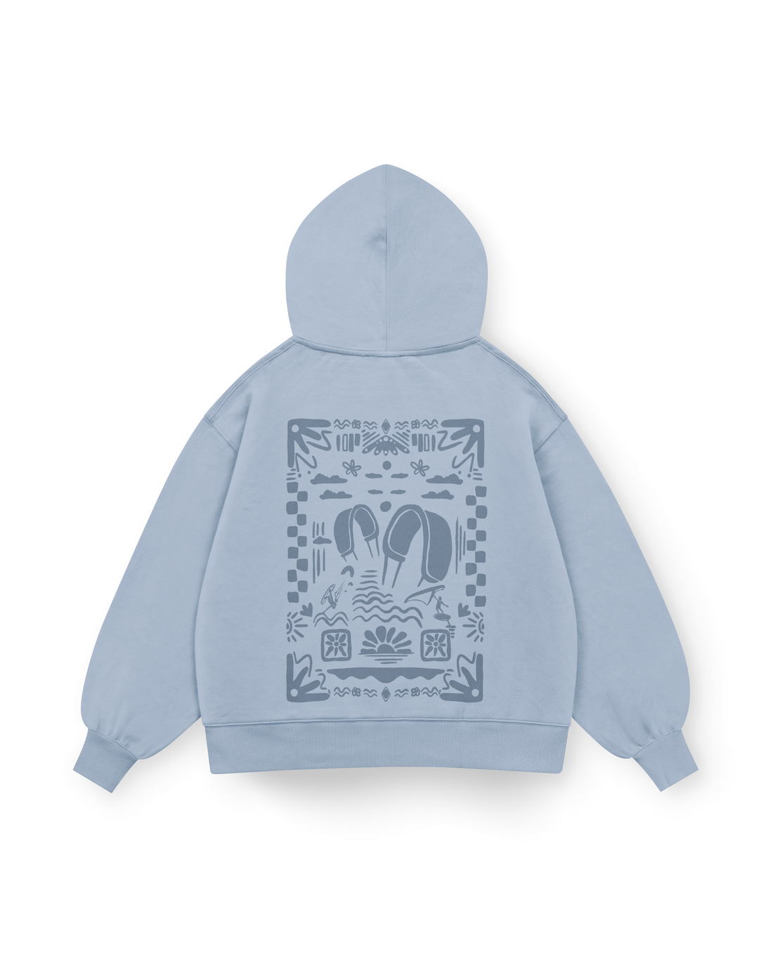 Boho Beach Hoodie Oversized