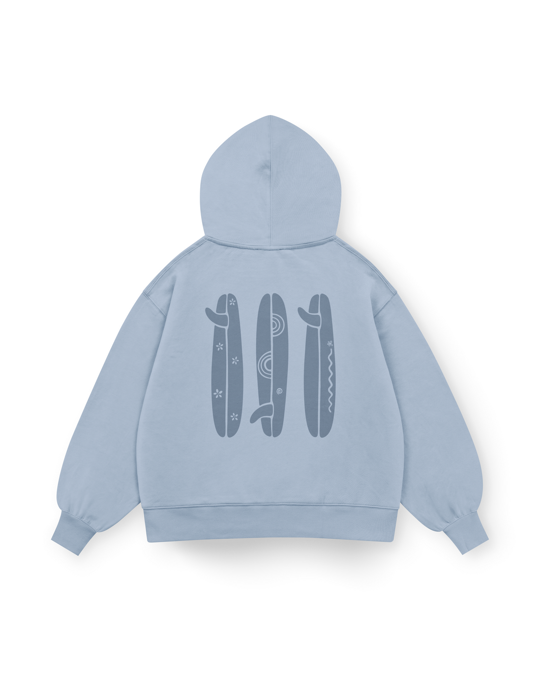 Boho Surfboard Hoodie Oversized