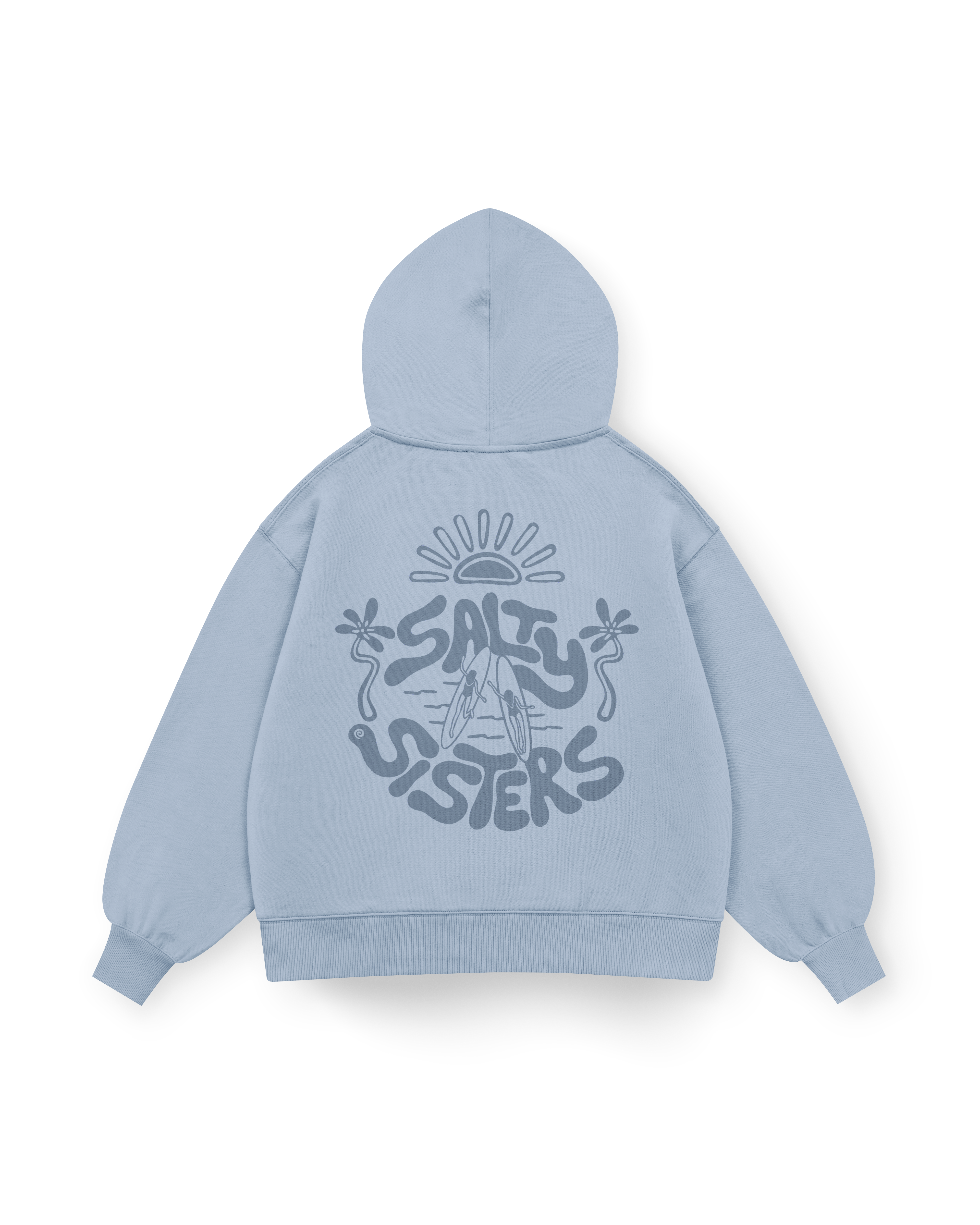 Salty Sister Hoodie Oversized