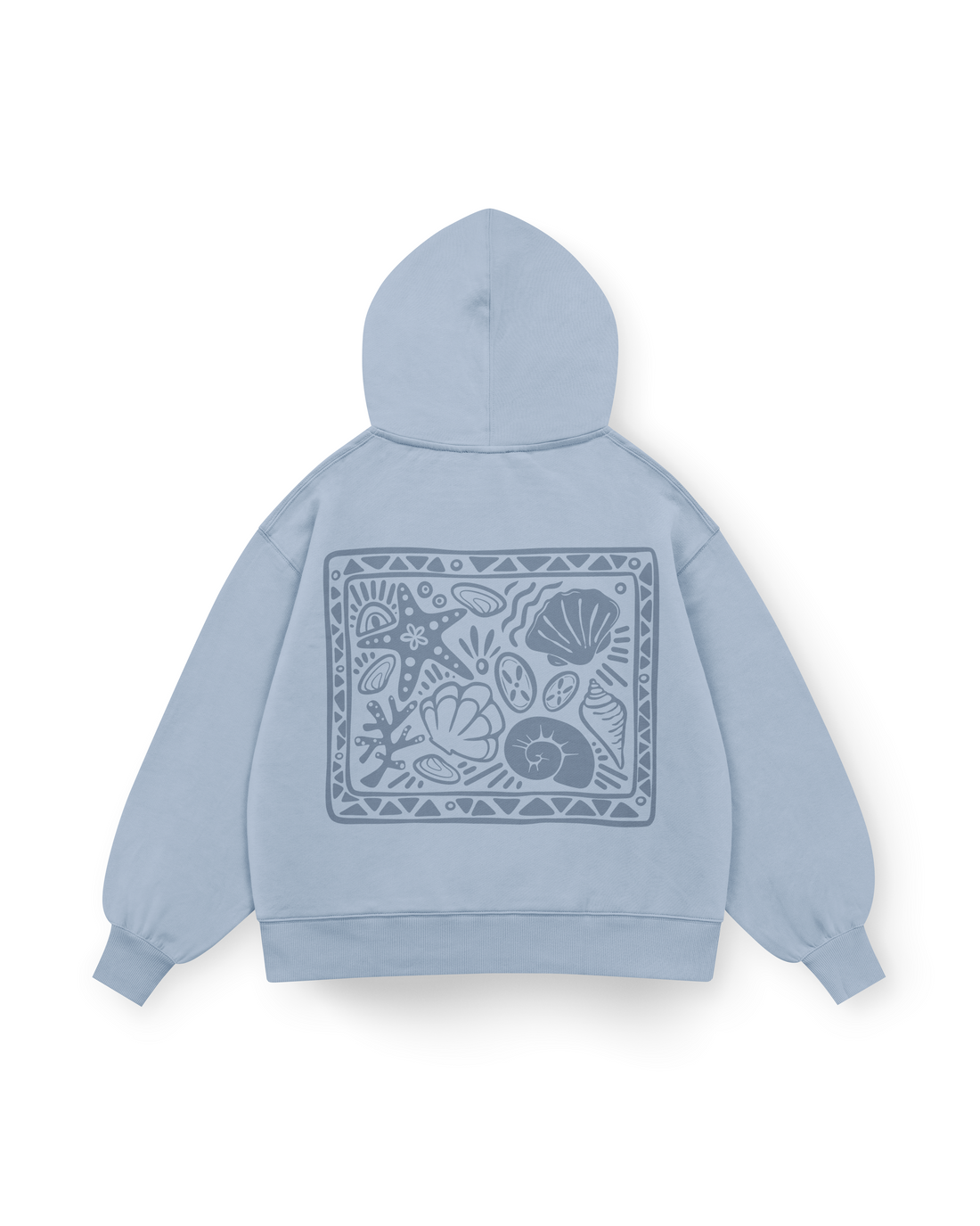 Seashell Party Hoodie Oversized
