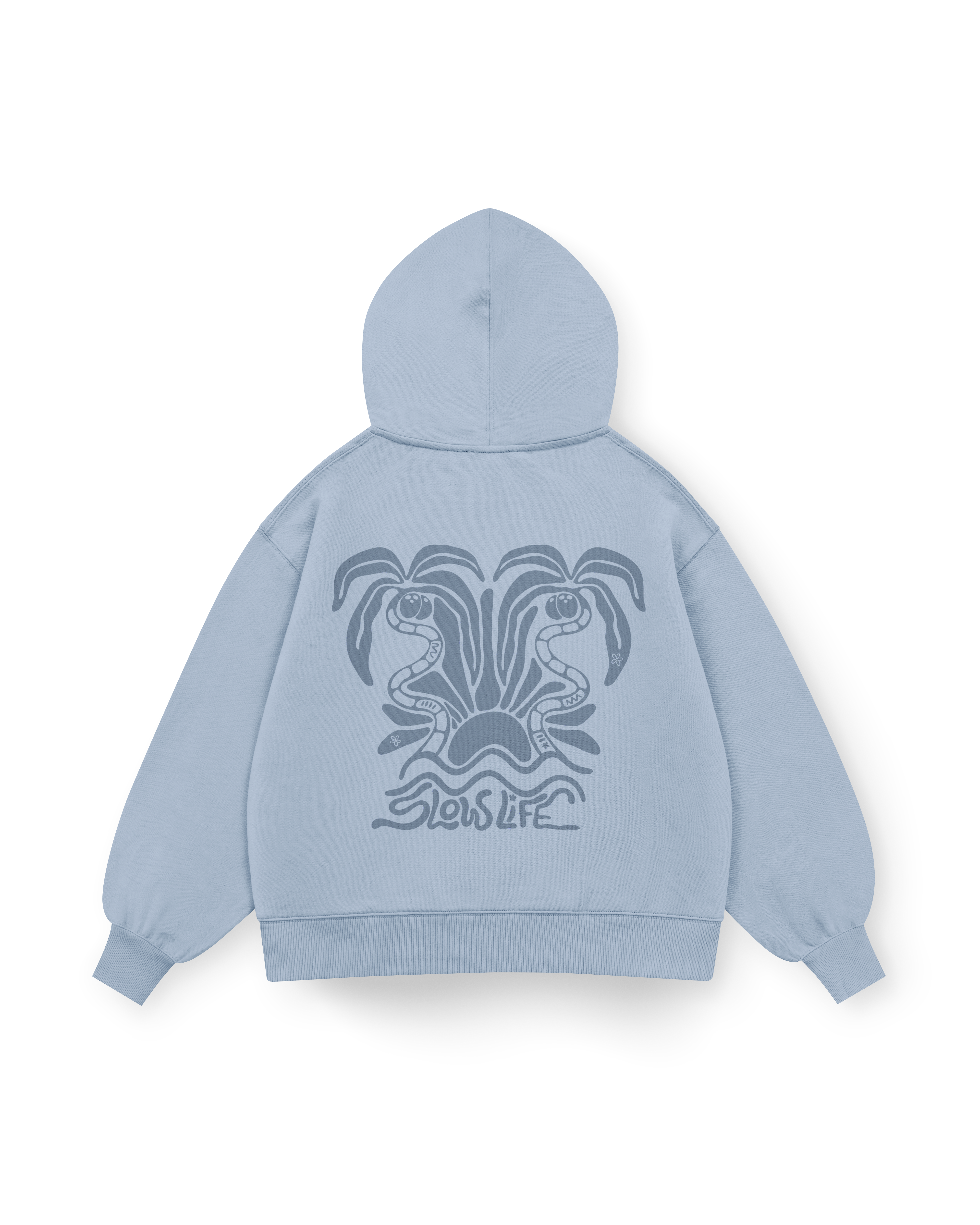 Slow Life Hoodie Oversized