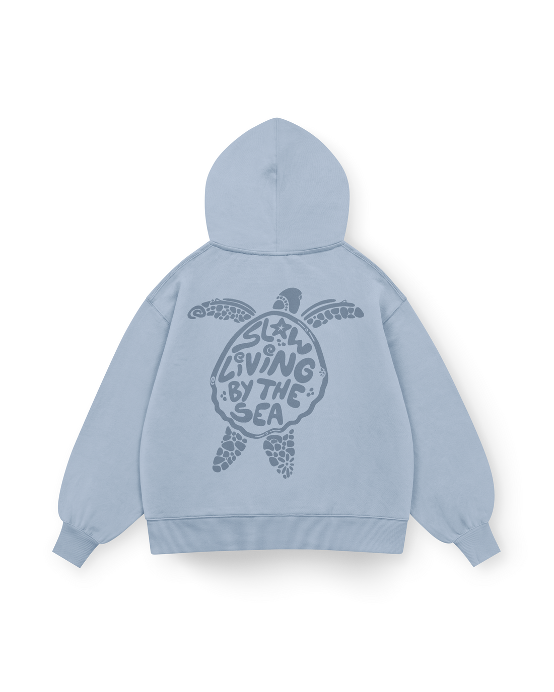 Slow Living By The Sea Hoodie Oversized