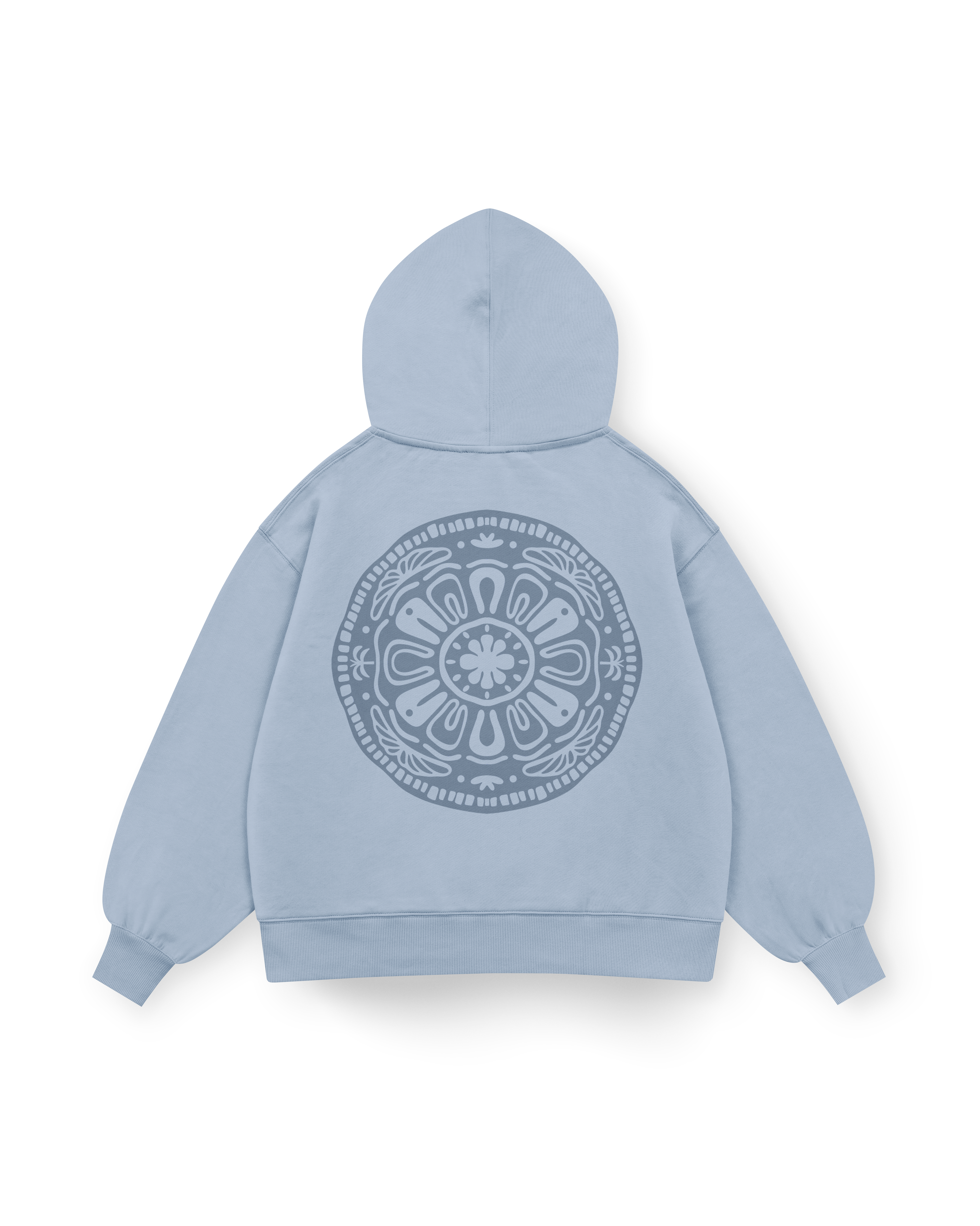 Surf Geometric Hoodie Oversized