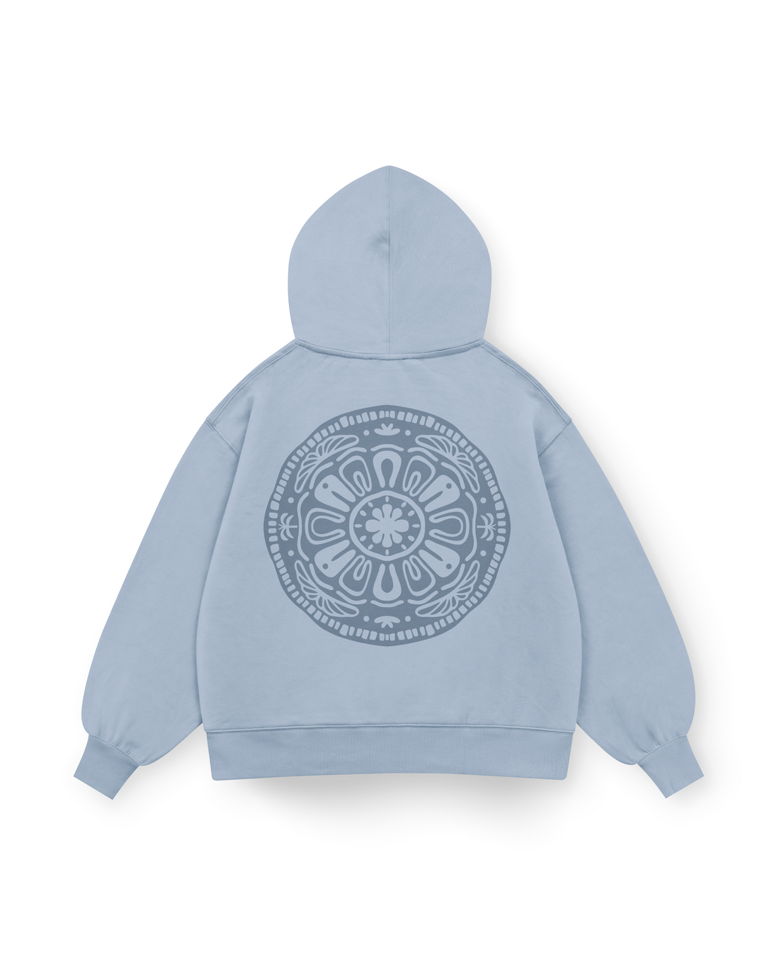 Surf Geometric Hoodie Oversized