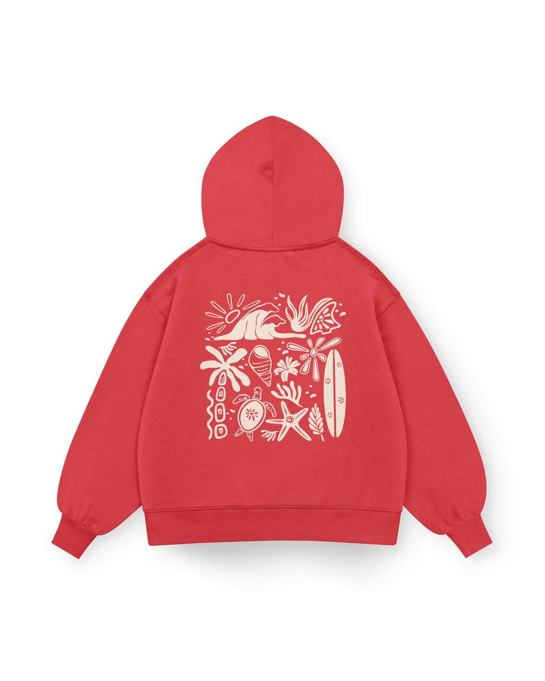 Beachy Vibes Hoodie Oversized