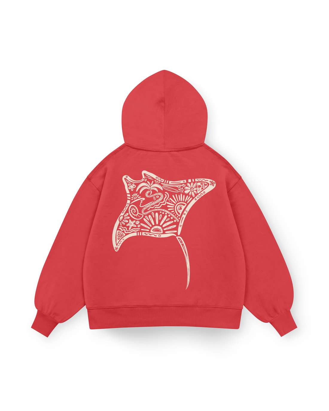 Manta Ray Hoodie Oversized