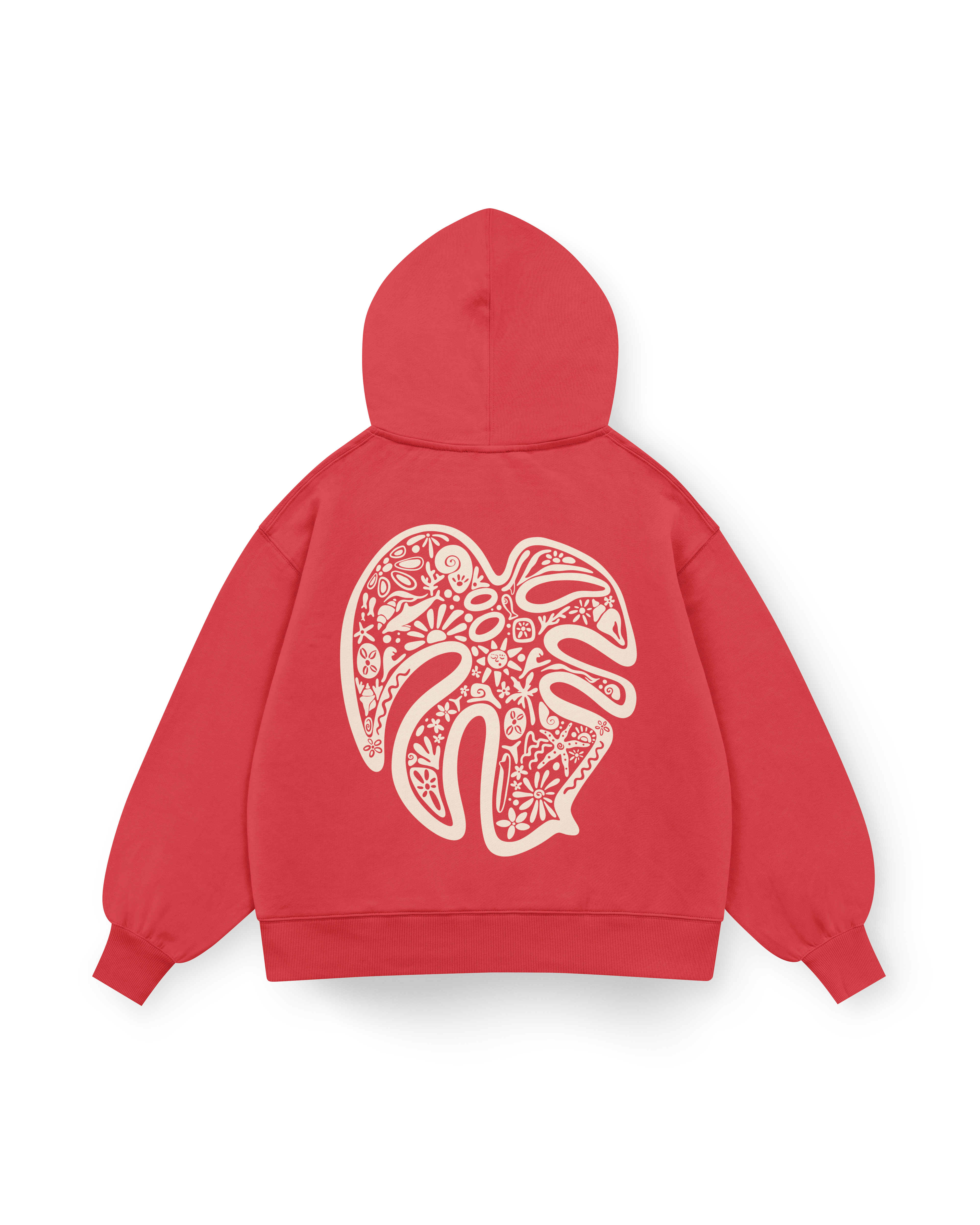 Monstera Hoodie Oversized