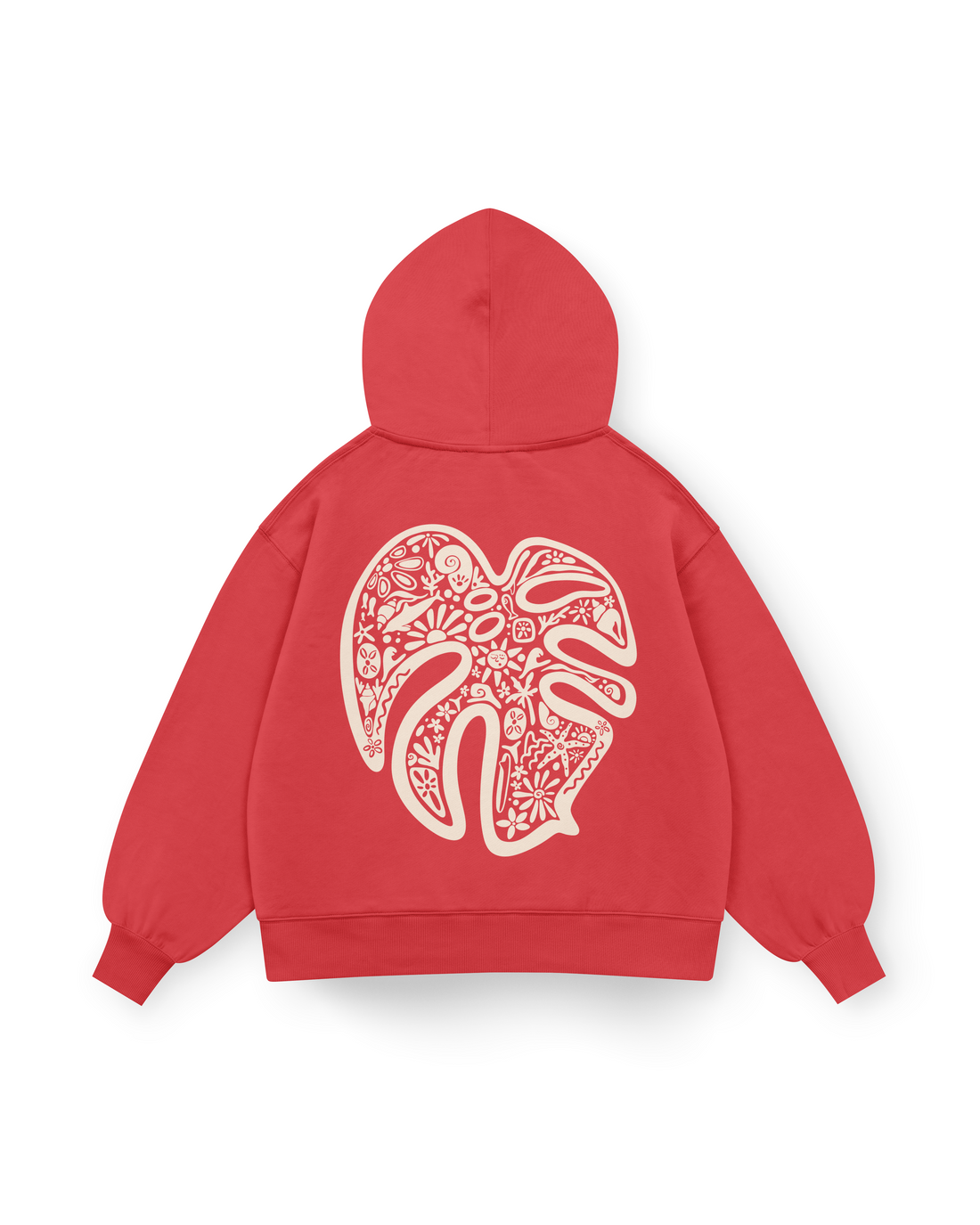 Monstera Hoodie Oversized