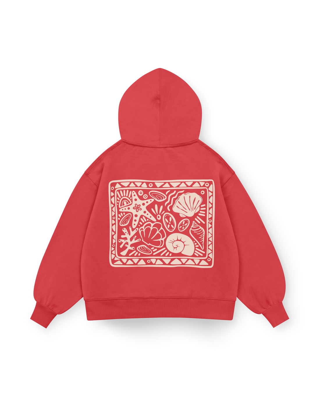 Seashell Party Hoodie Oversized