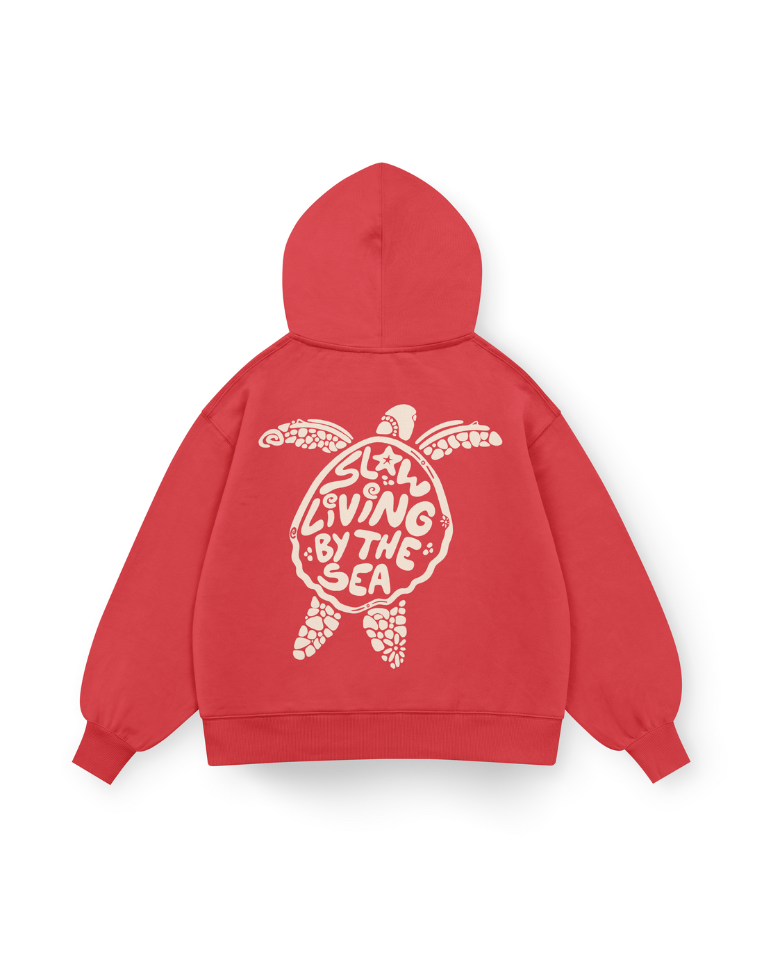 Slow Living By The Sea Hoodie Oversized