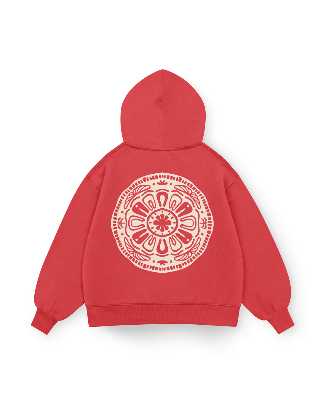 Surf Geometric Hoodie Oversized