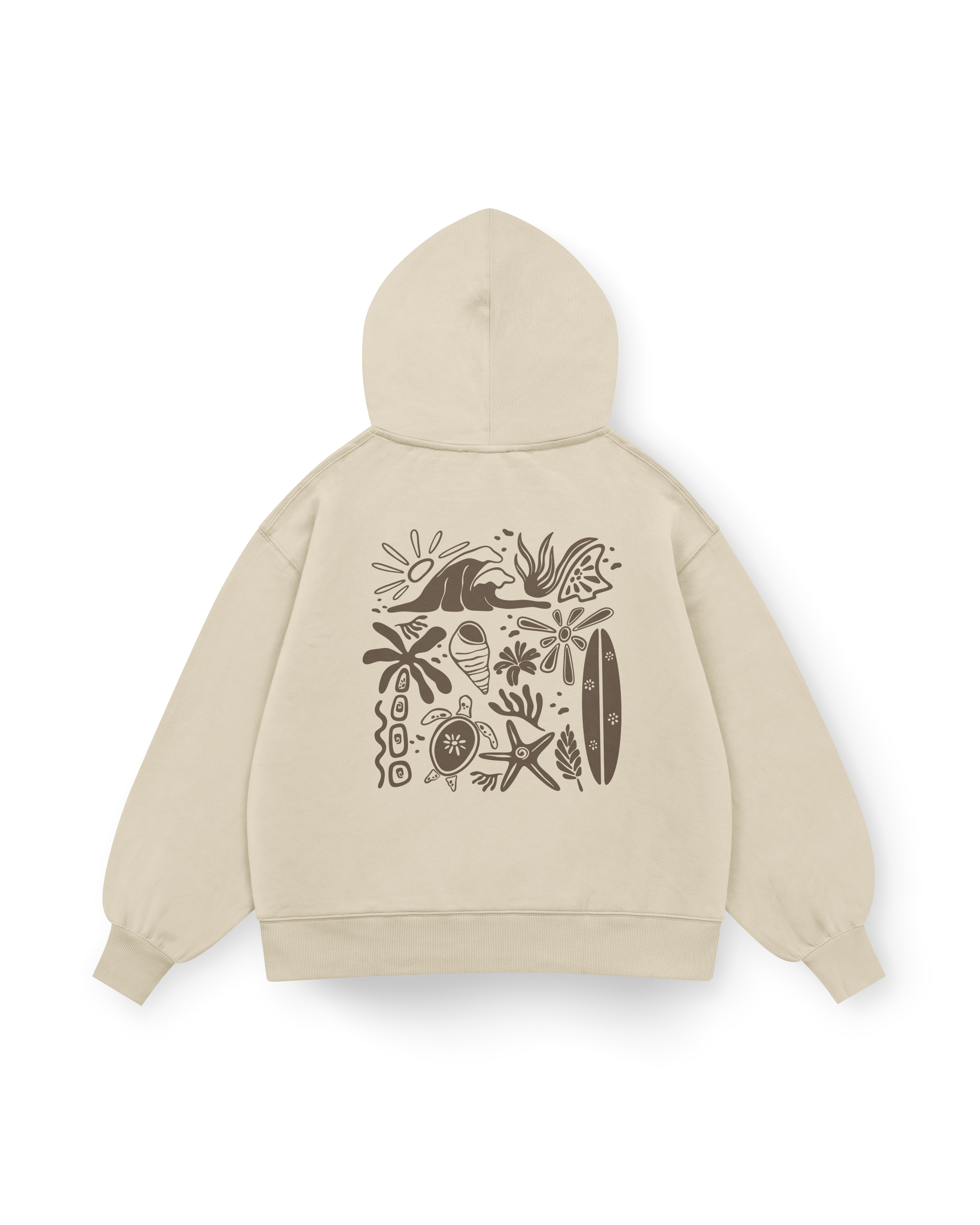 Beachy Vibes Hoodie Oversized
