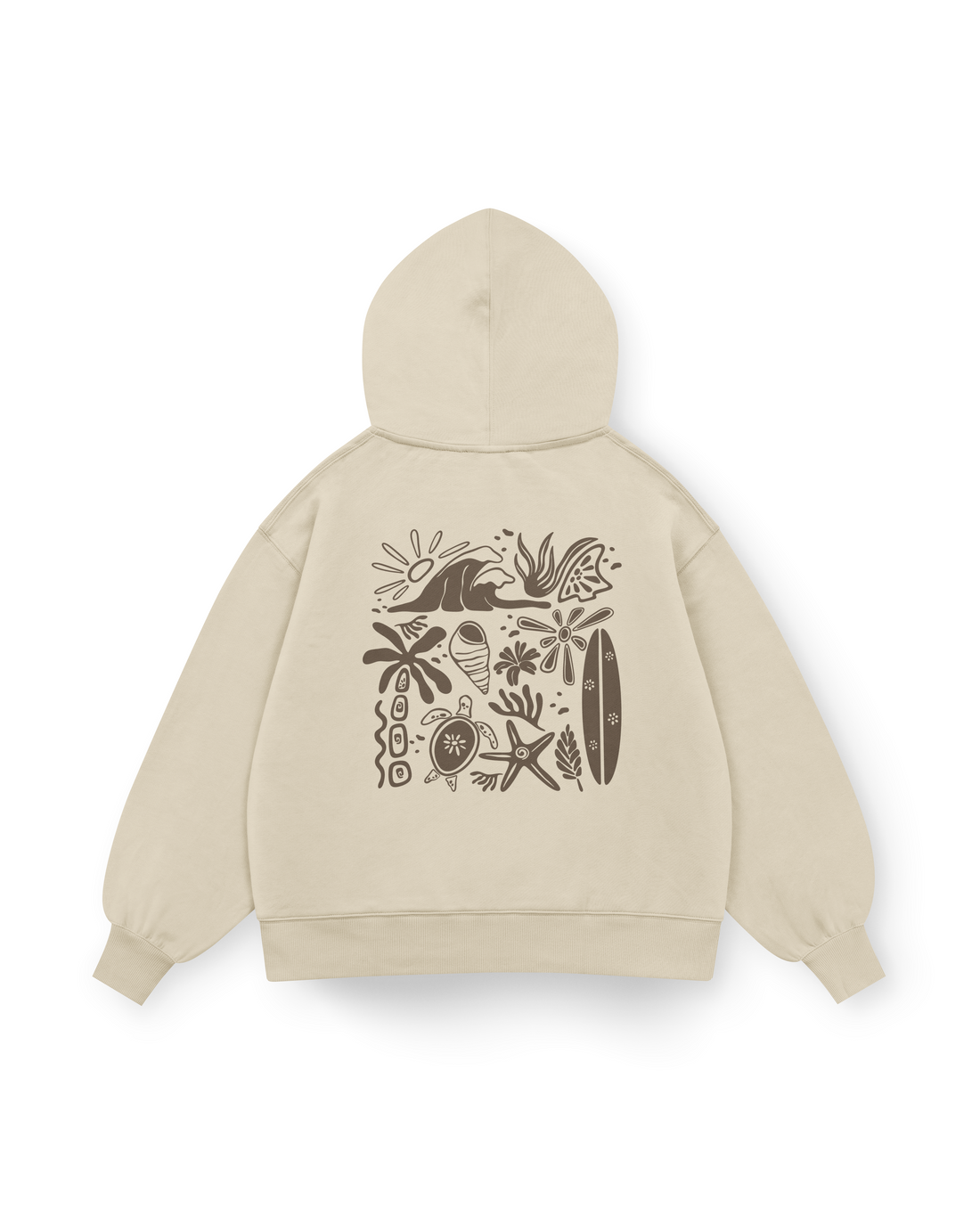 Beachy Vibes Hoodie Oversized