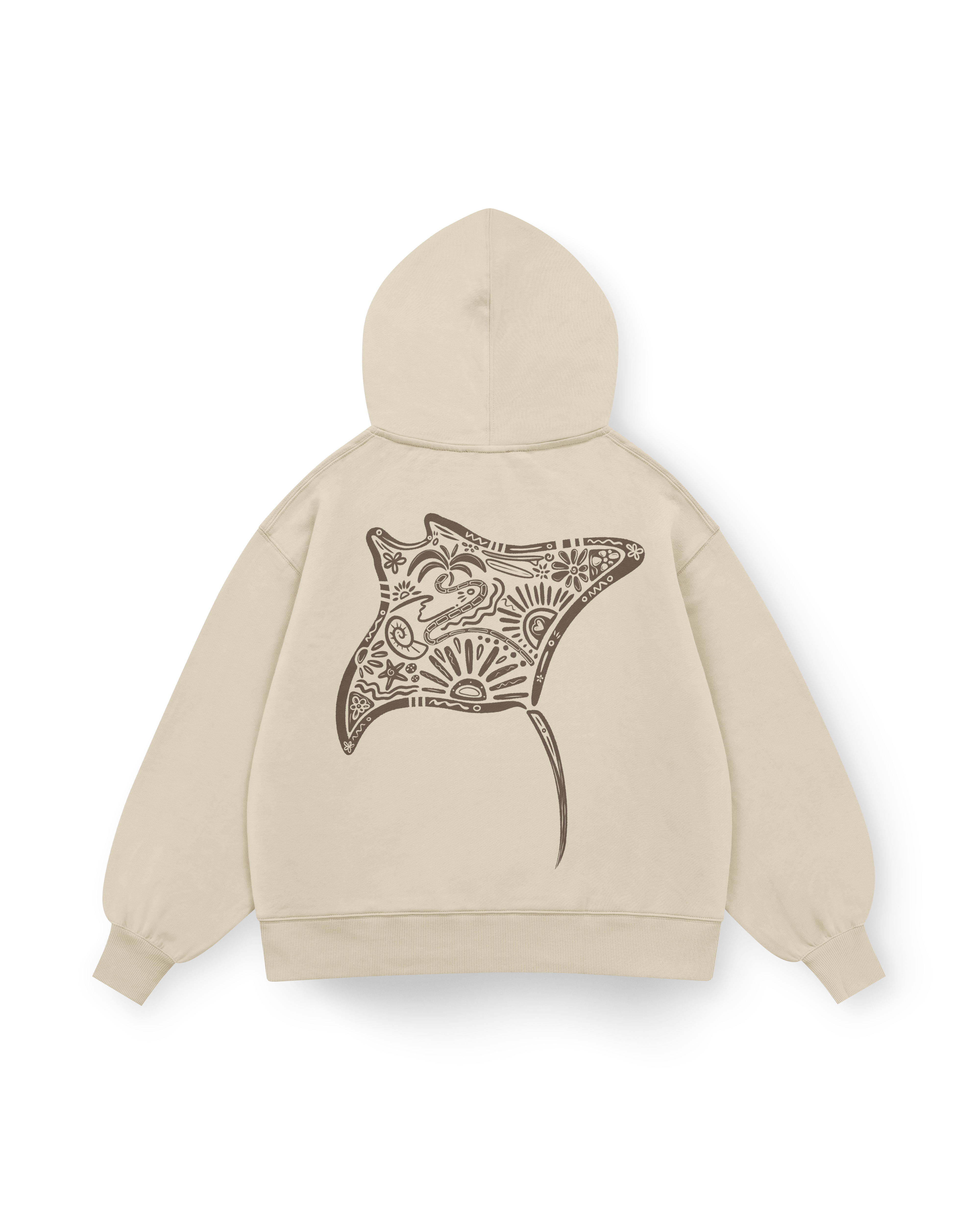 Manta Ray Hoodie Oversized