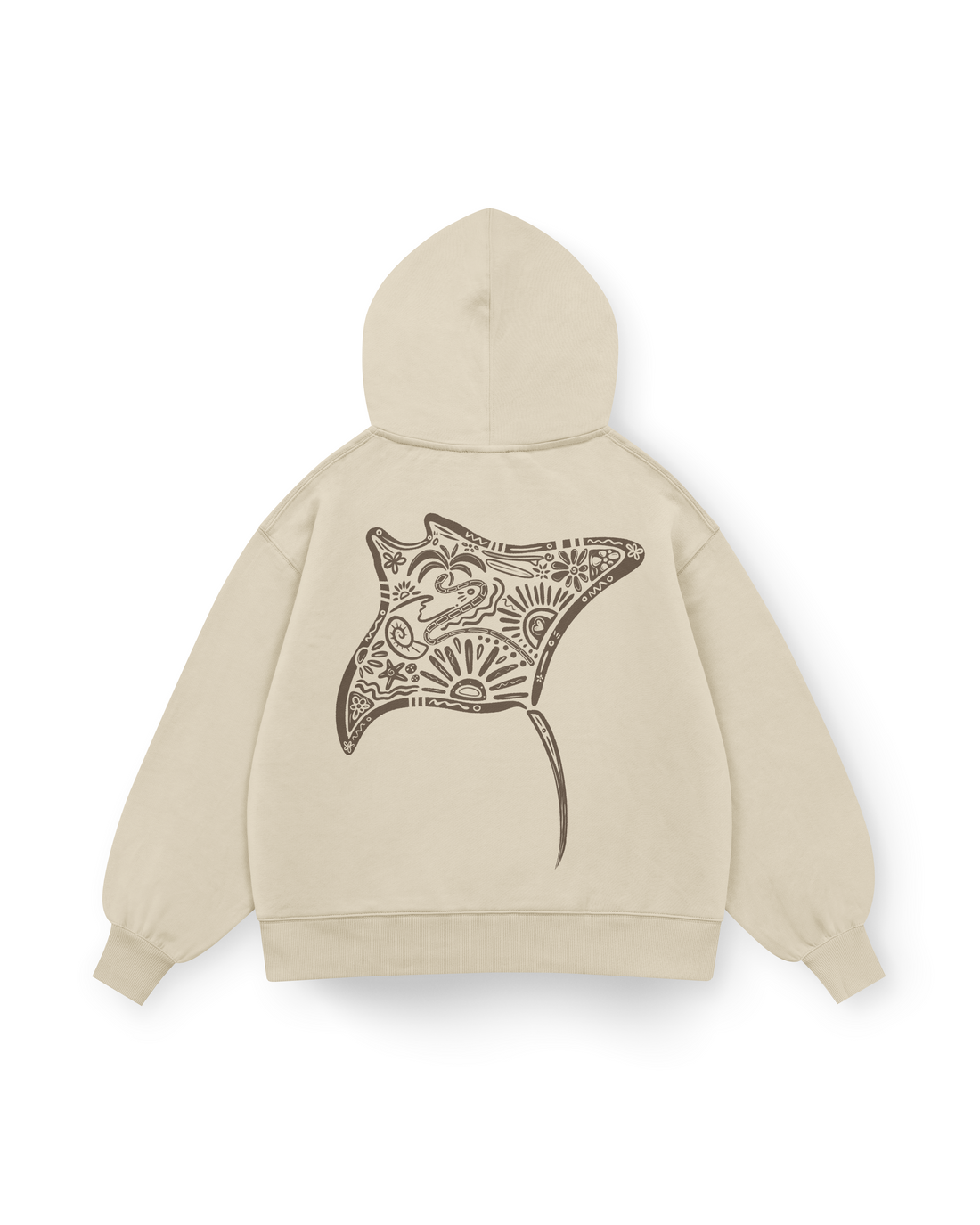 Manta Ray Hoodie Oversized