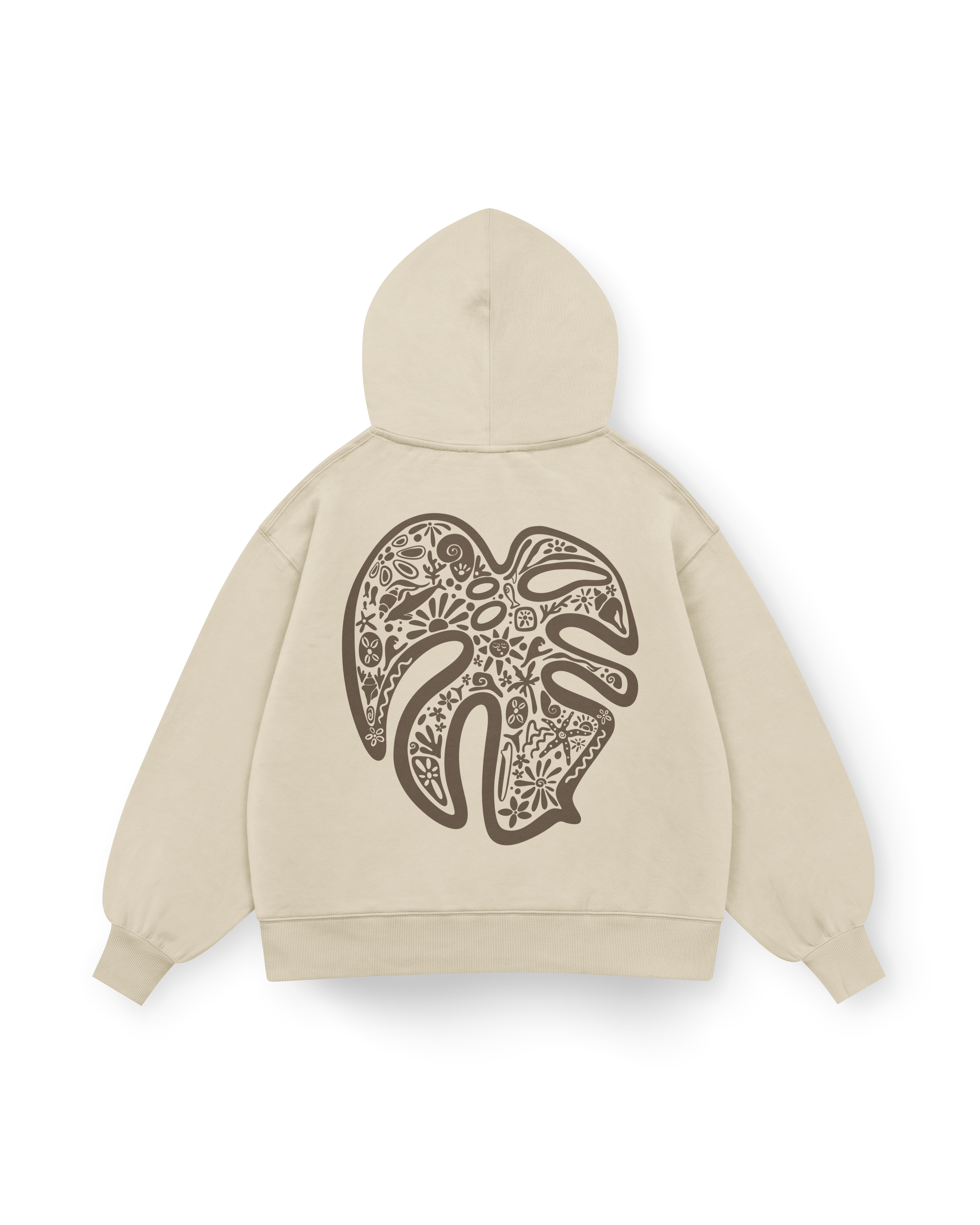 Monstera Hoodie Oversized