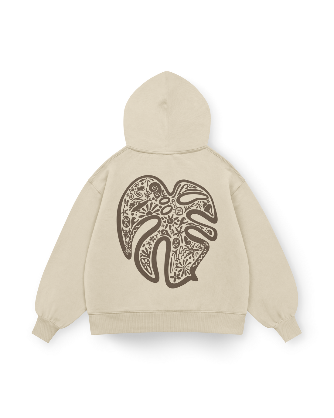 Monstera Hoodie Oversized
