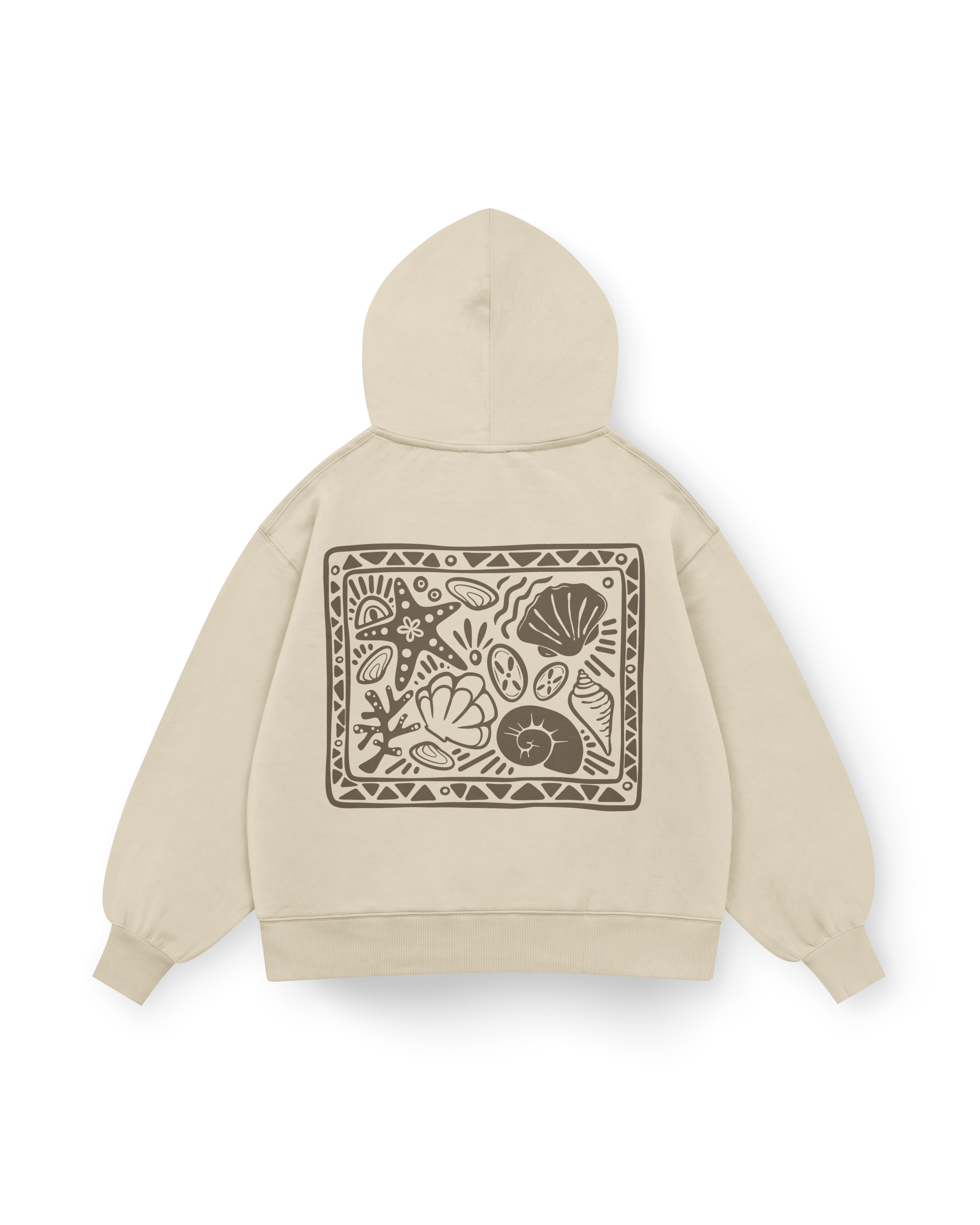 Seashell Party Hoodie Oversized