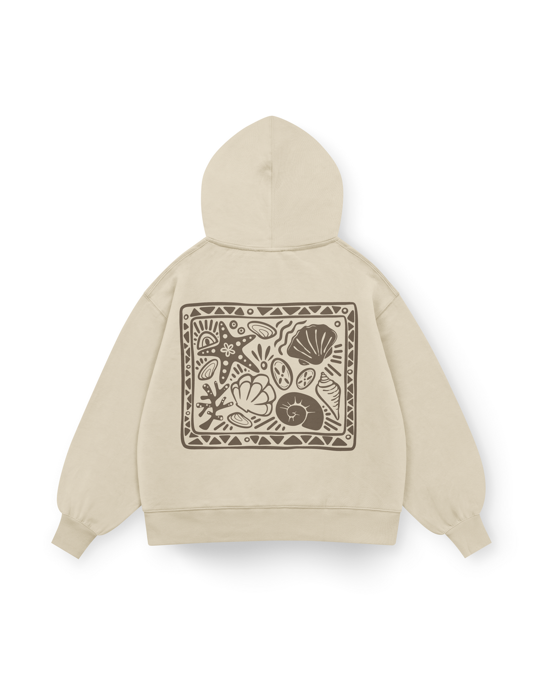 Seashell Party Hoodie Oversized