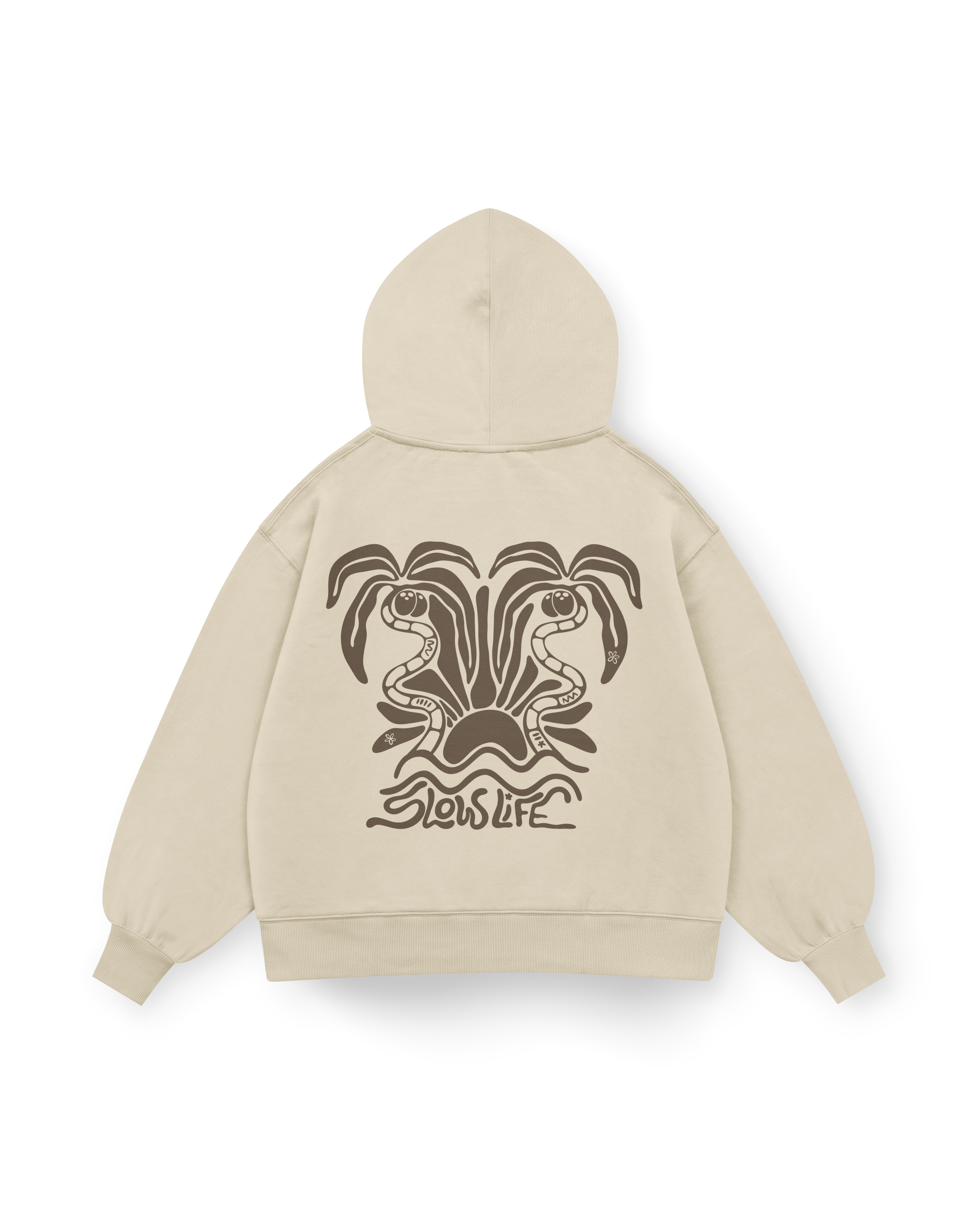 Slow Life Hoodie Oversized