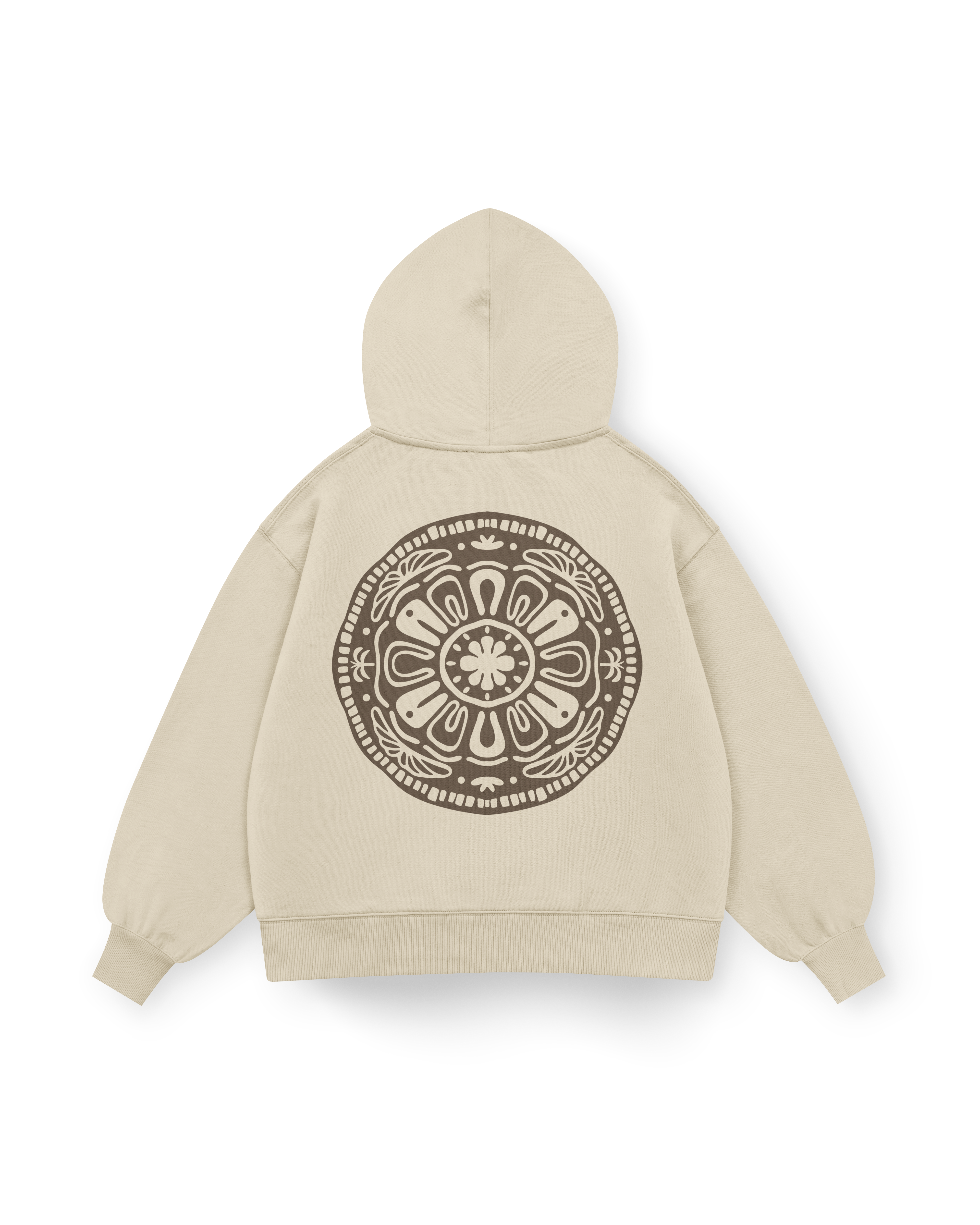 Surf Geometric Hoodie Oversized