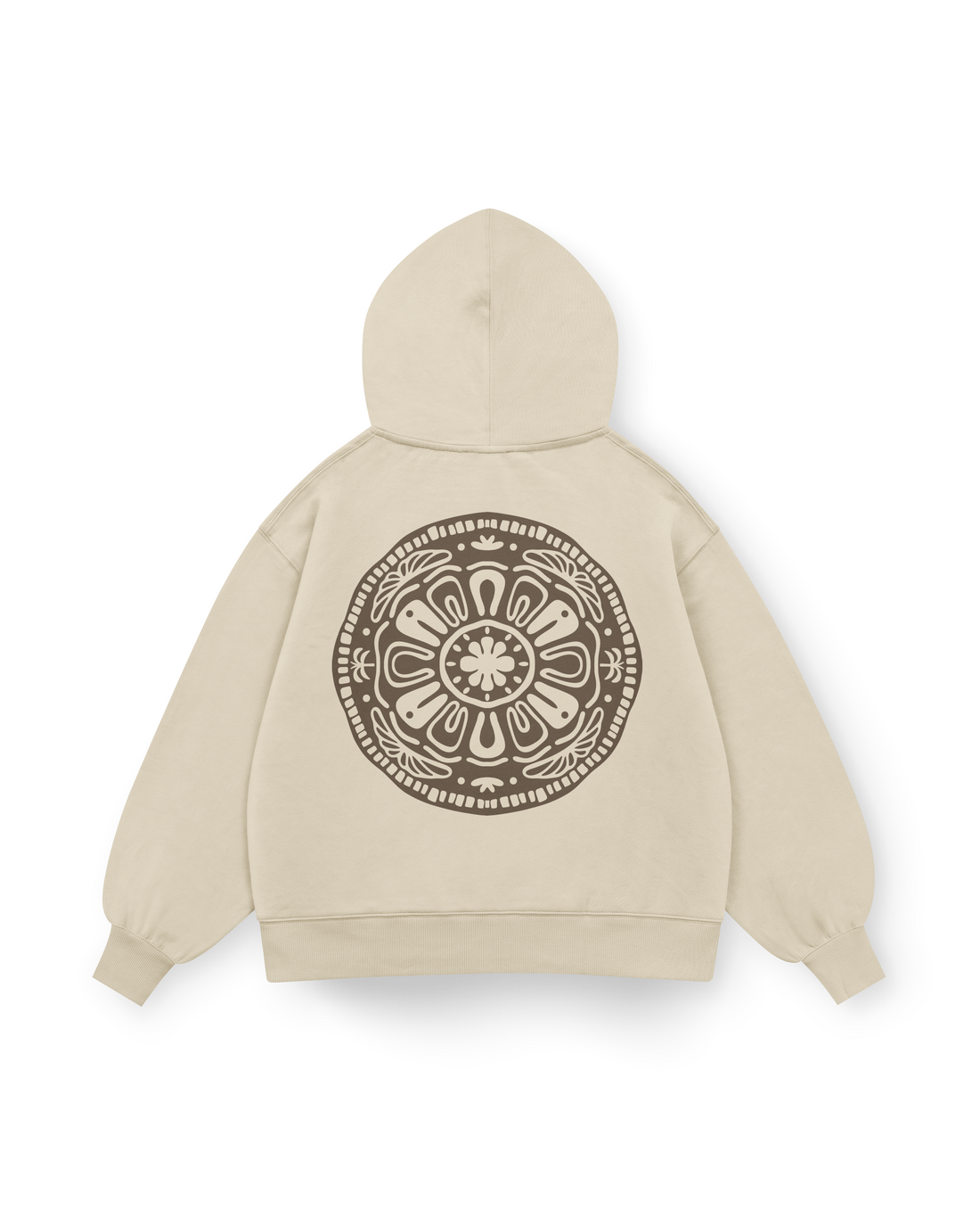 Surf Geometric Hoodie Oversized
