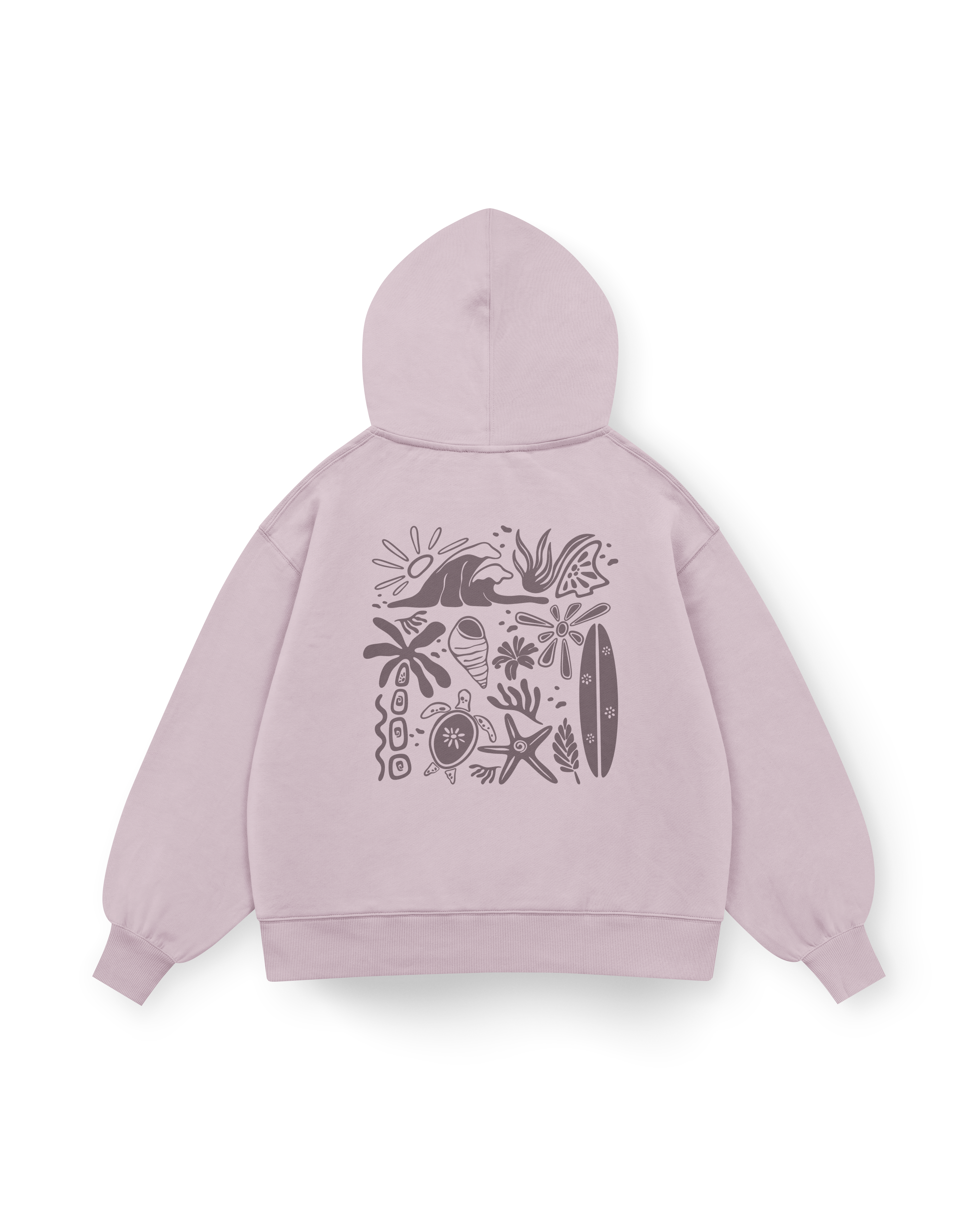 Beachy Vibes Hoodie Oversized