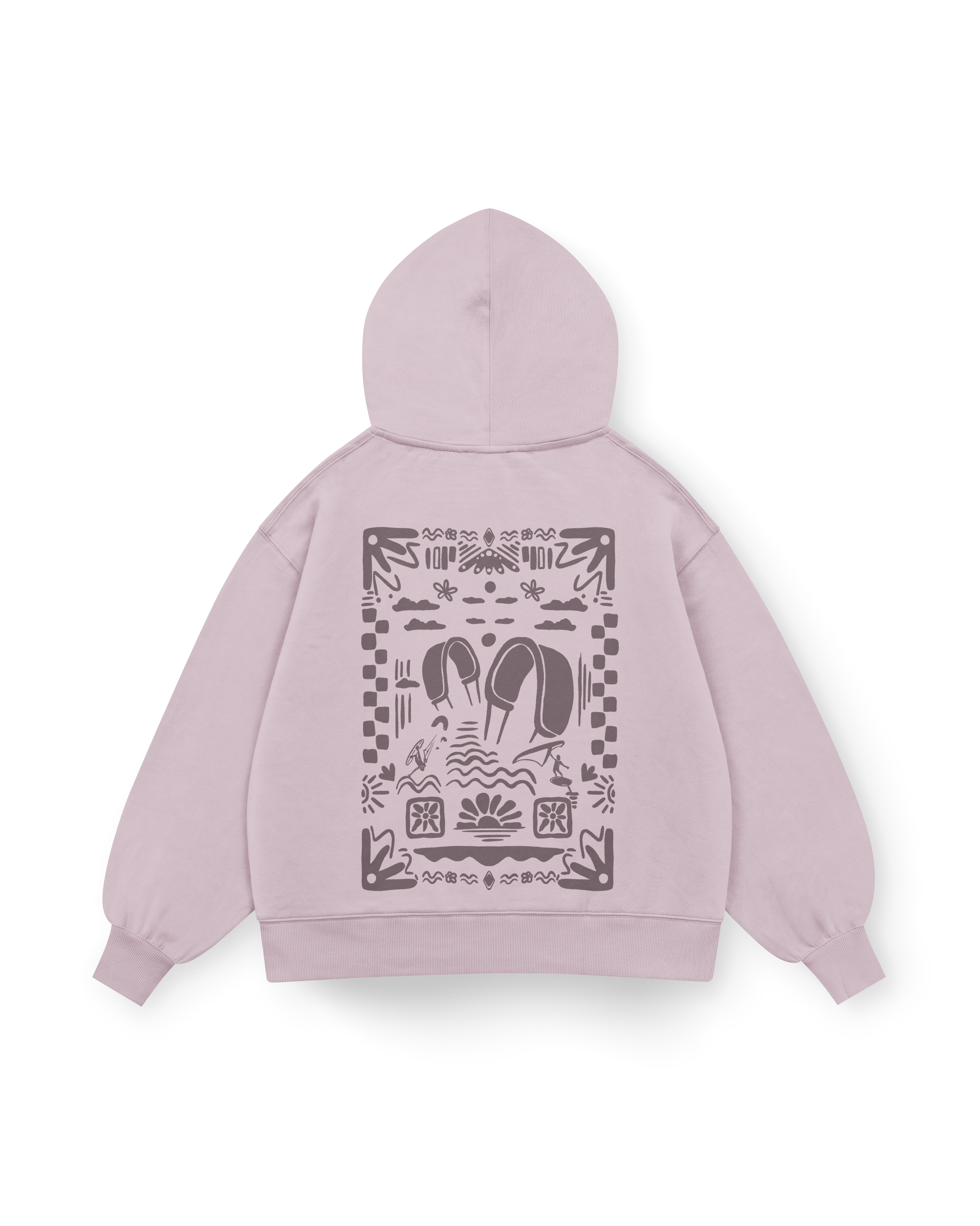 Boho Beach Hoodie Oversized