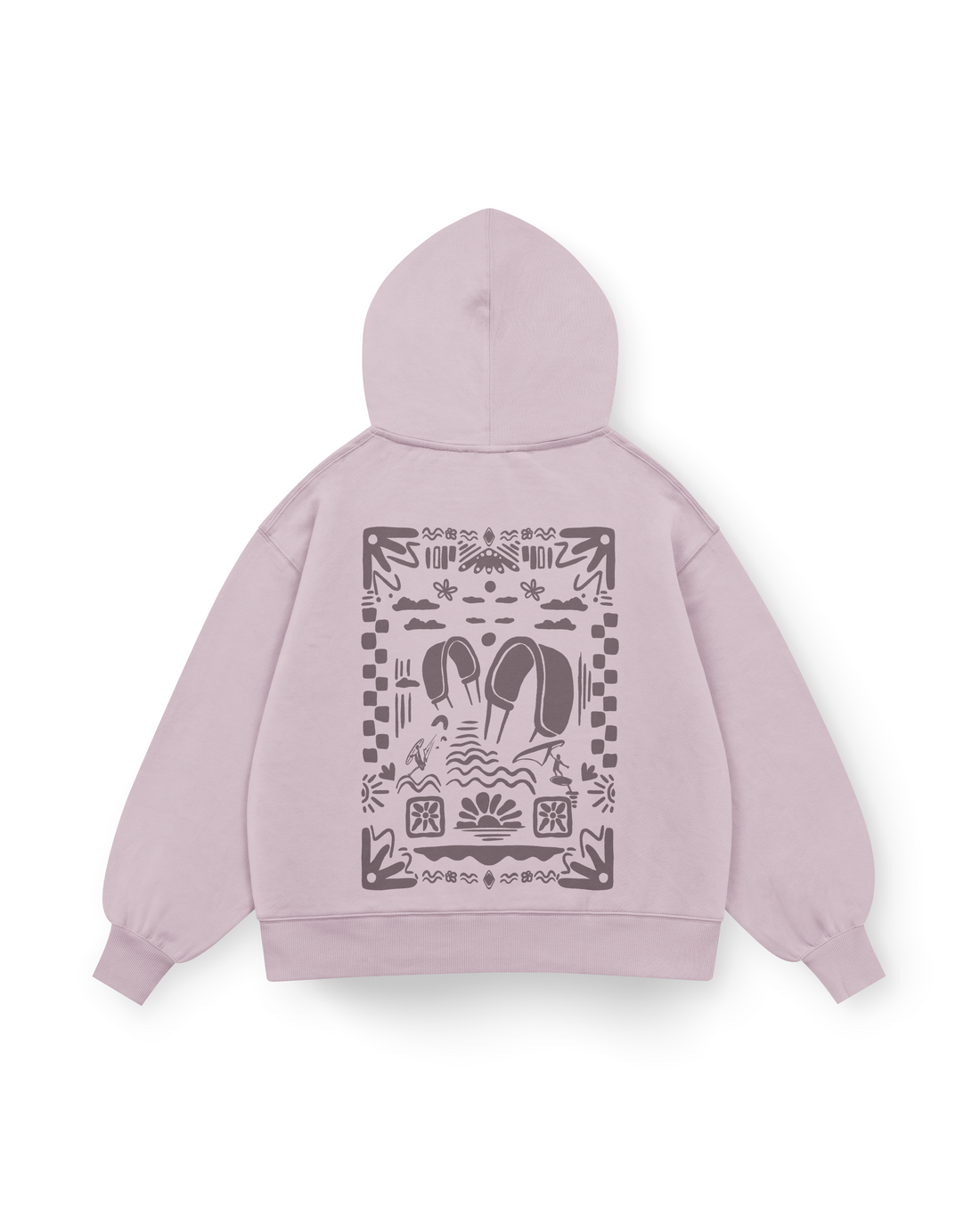 Boho Beach Hoodie Oversized