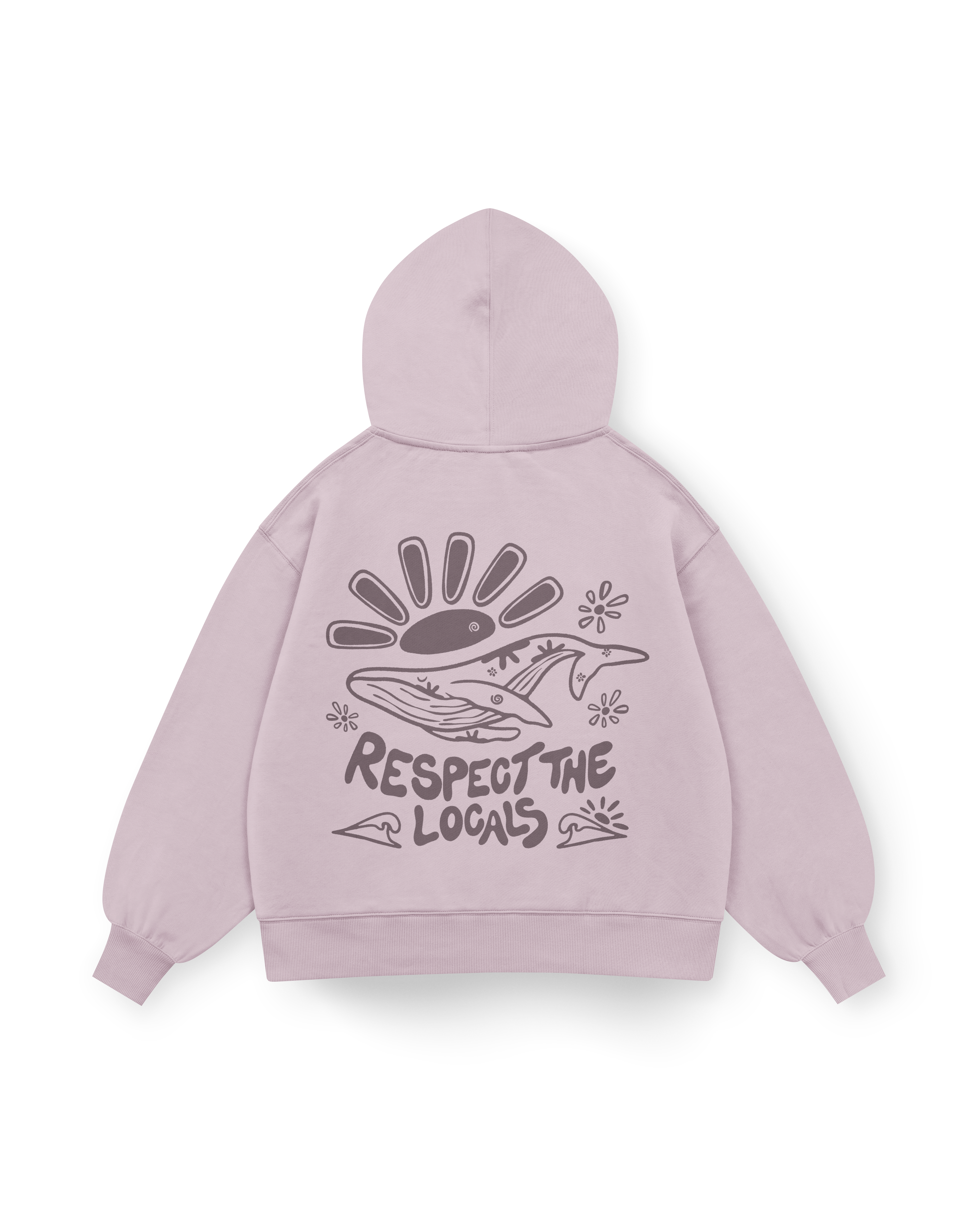 Respect The Locals Hoodie Oversized
