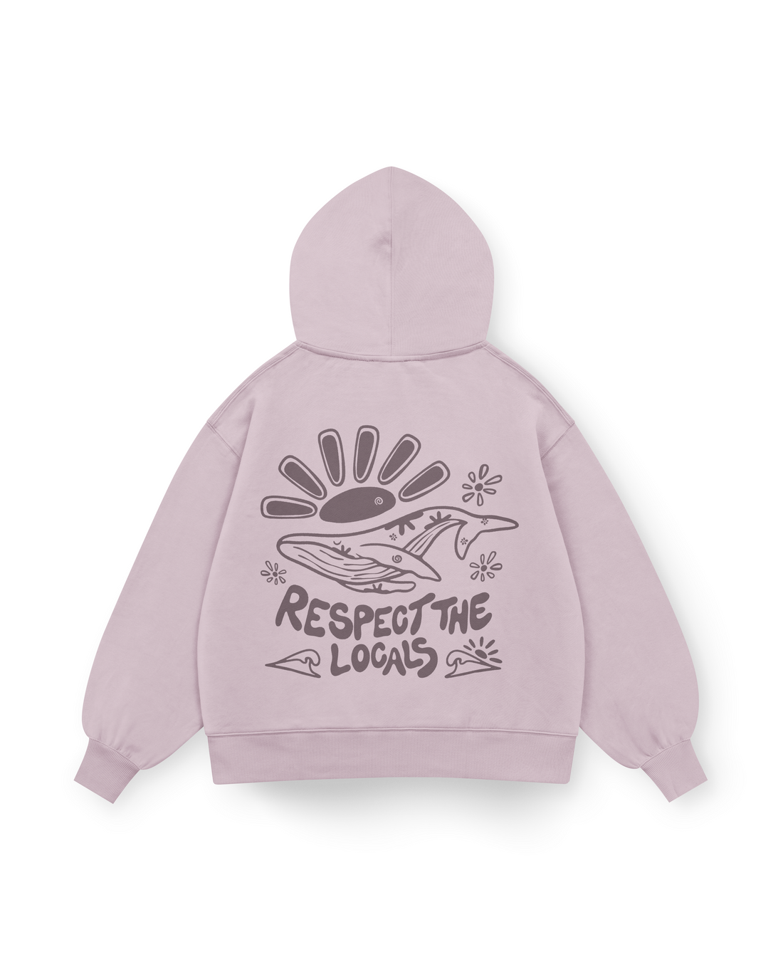 Respect The Locals Hoodie Oversized