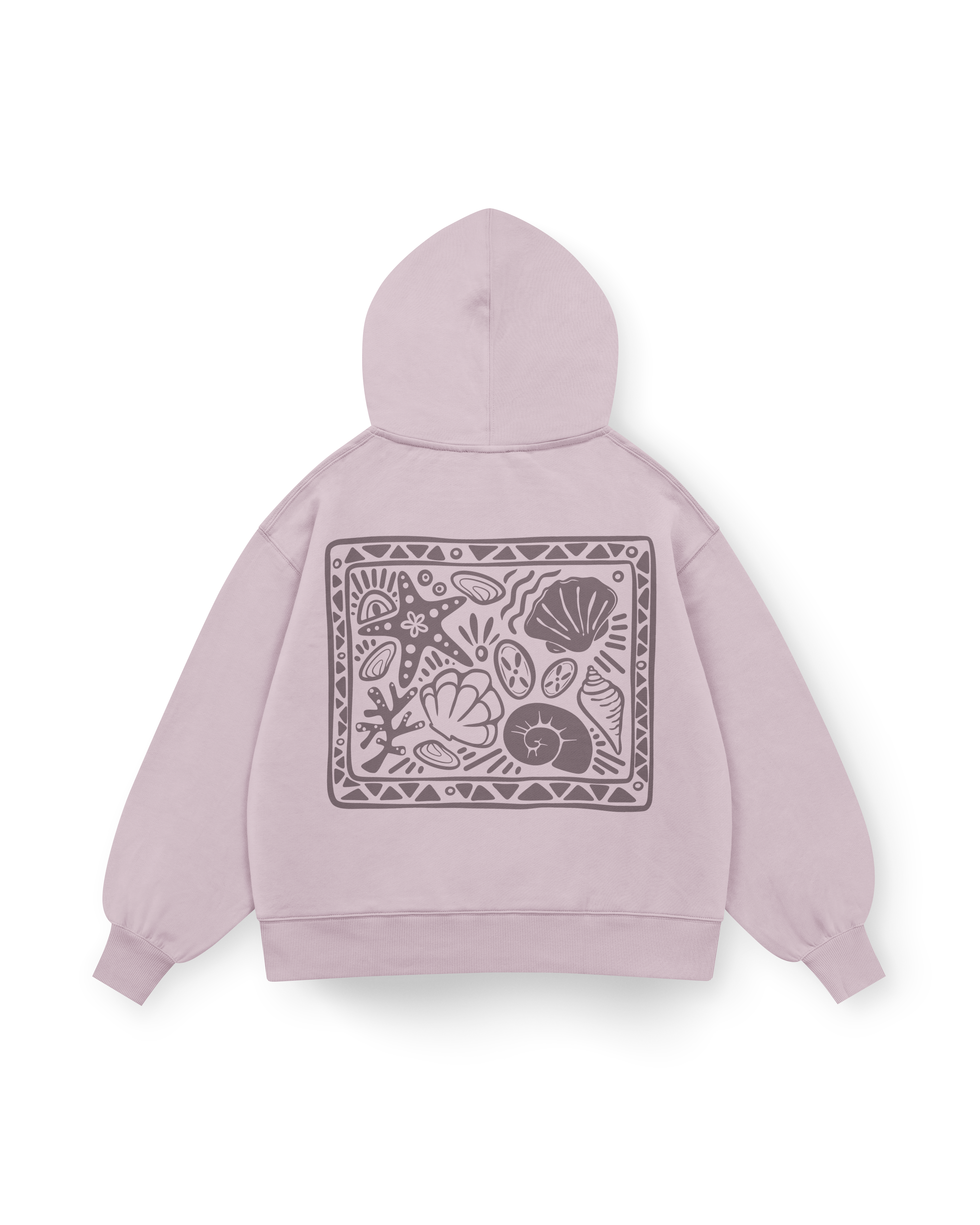 Seashell Party Hoodie Oversized