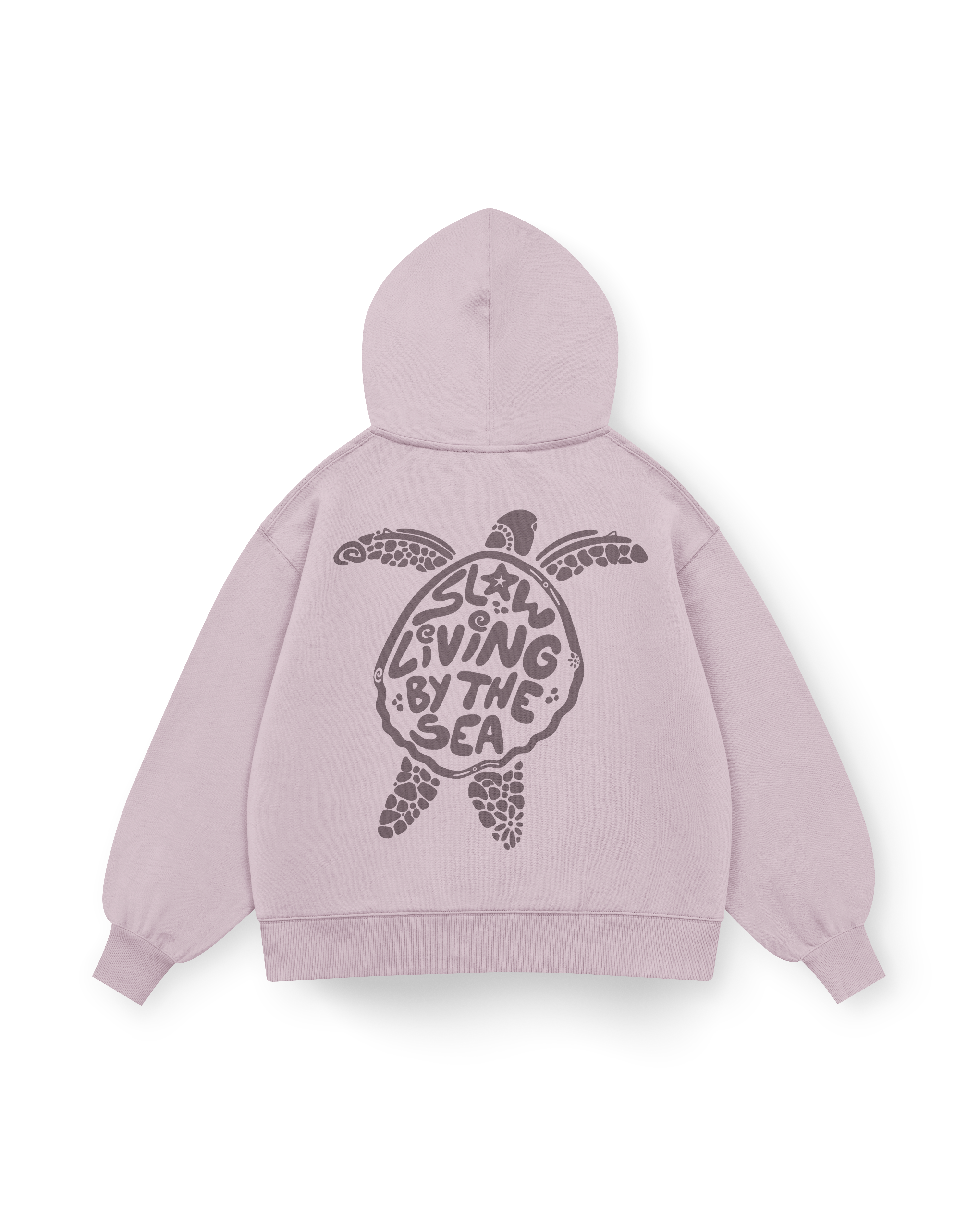 Slow Living By The Sea Hoodie Oversized