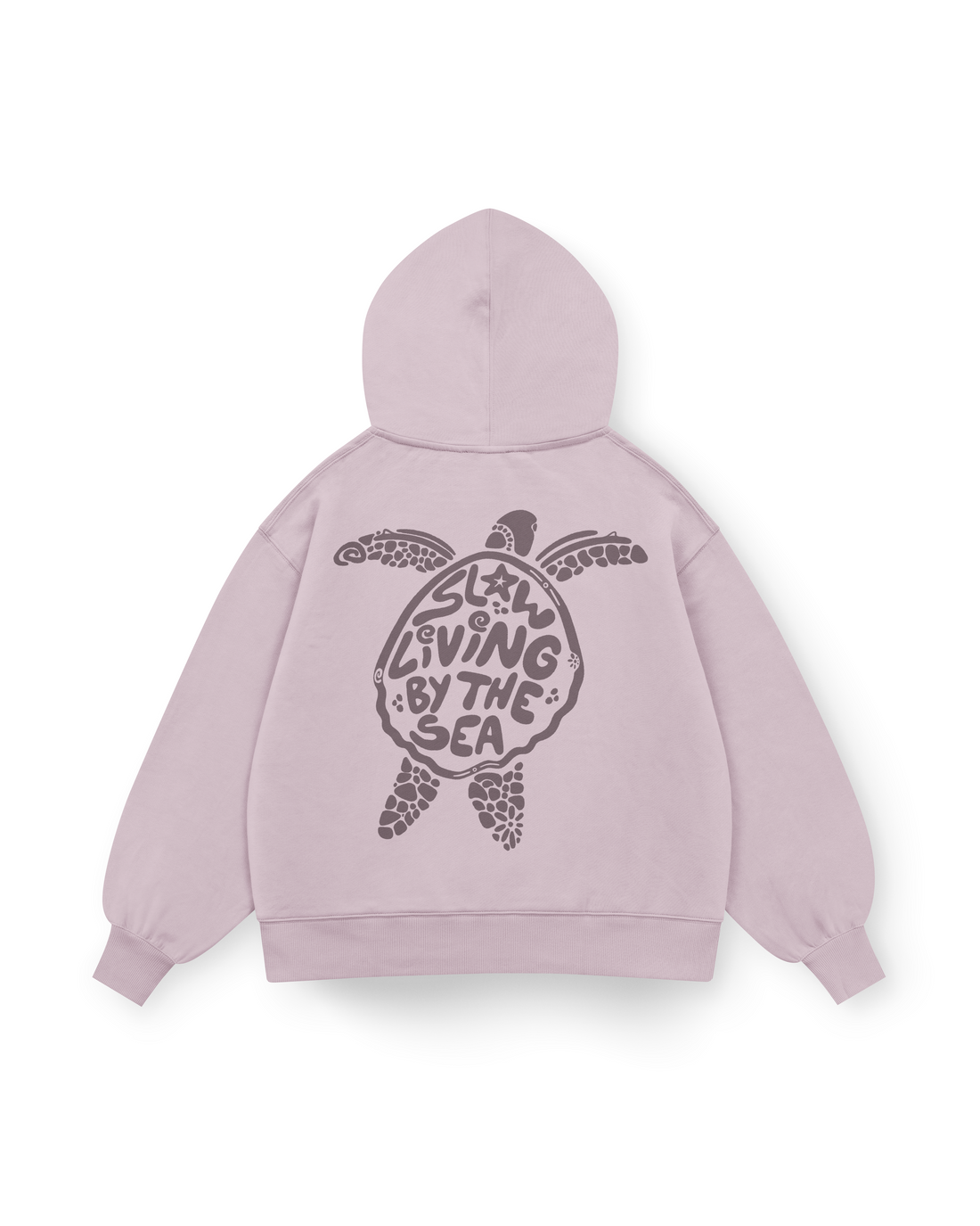 Slow Living By The Sea Hoodie Oversized