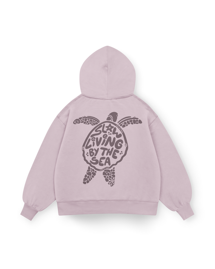 Slow Living By The Sea Hoodie Oversized