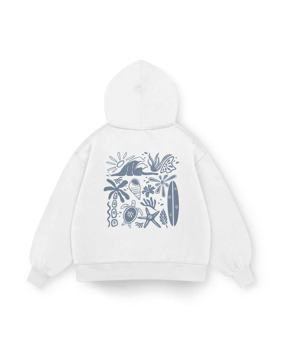 Beachy Vibes Hoodie Oversized