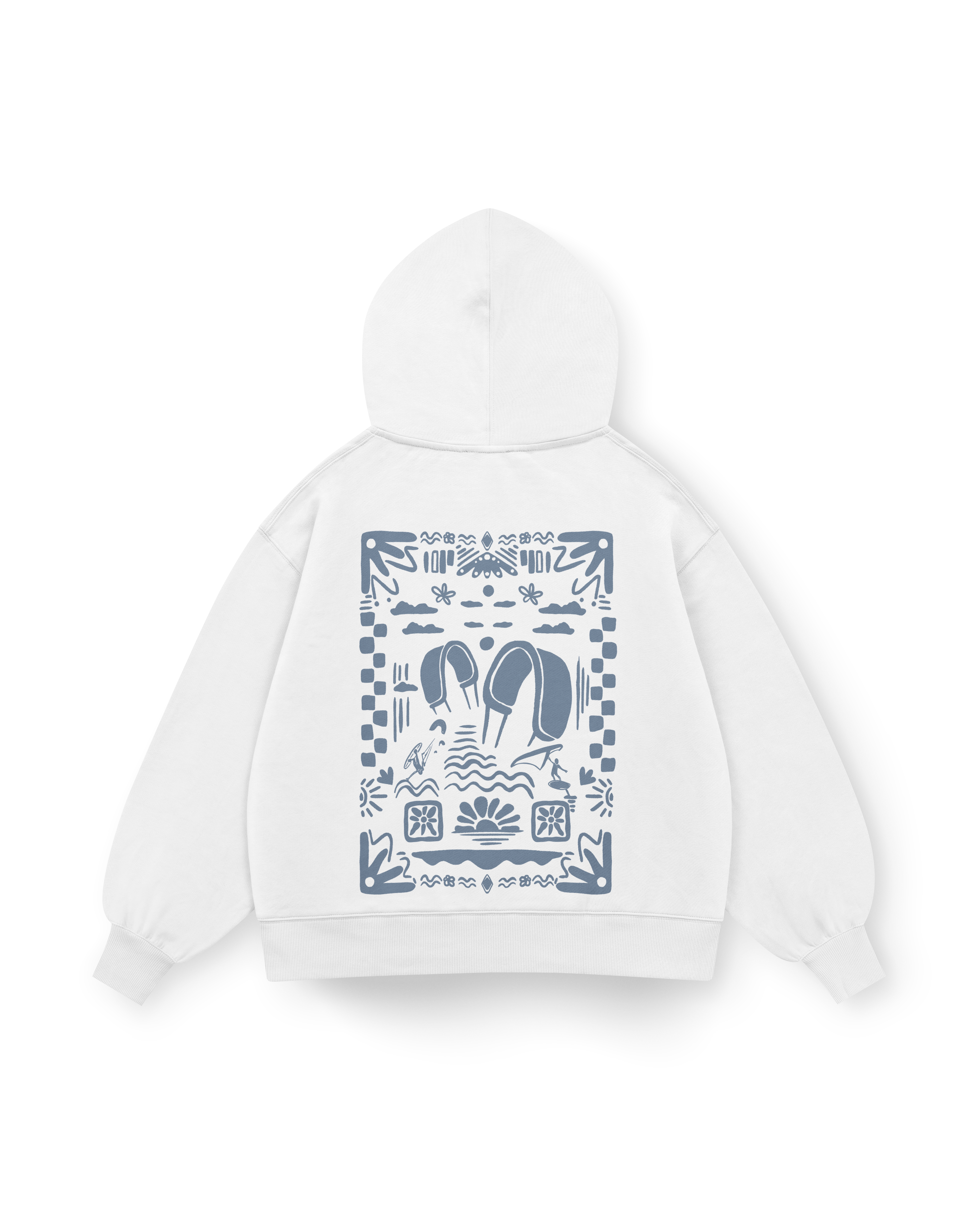 Boho Beach Hoodie Oversized
