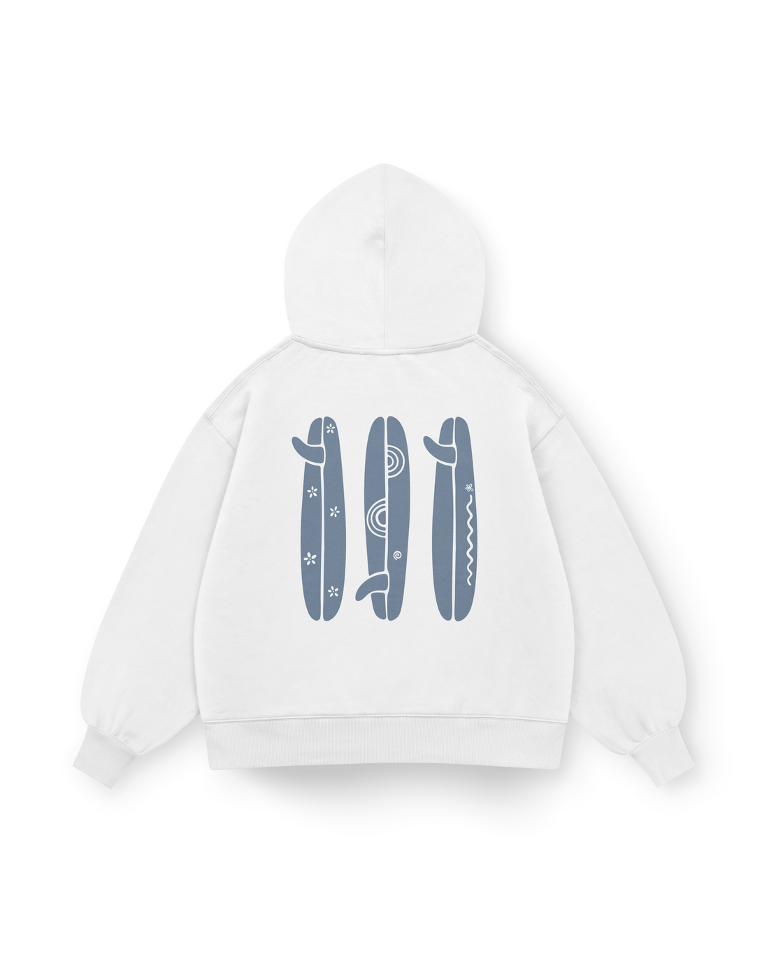 Boho Surfboard Hoodie Oversized