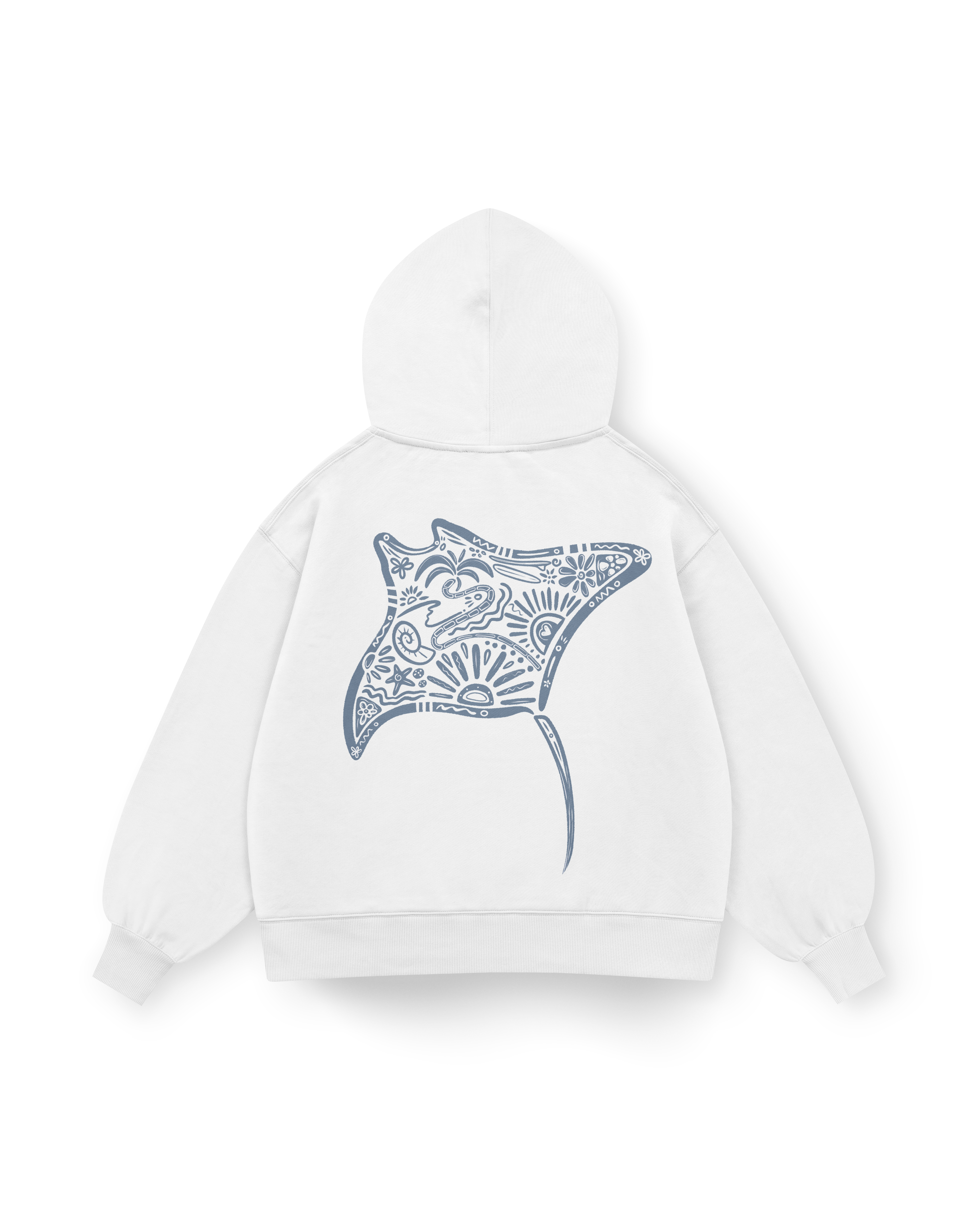 Manta Ray Hoodie Oversized