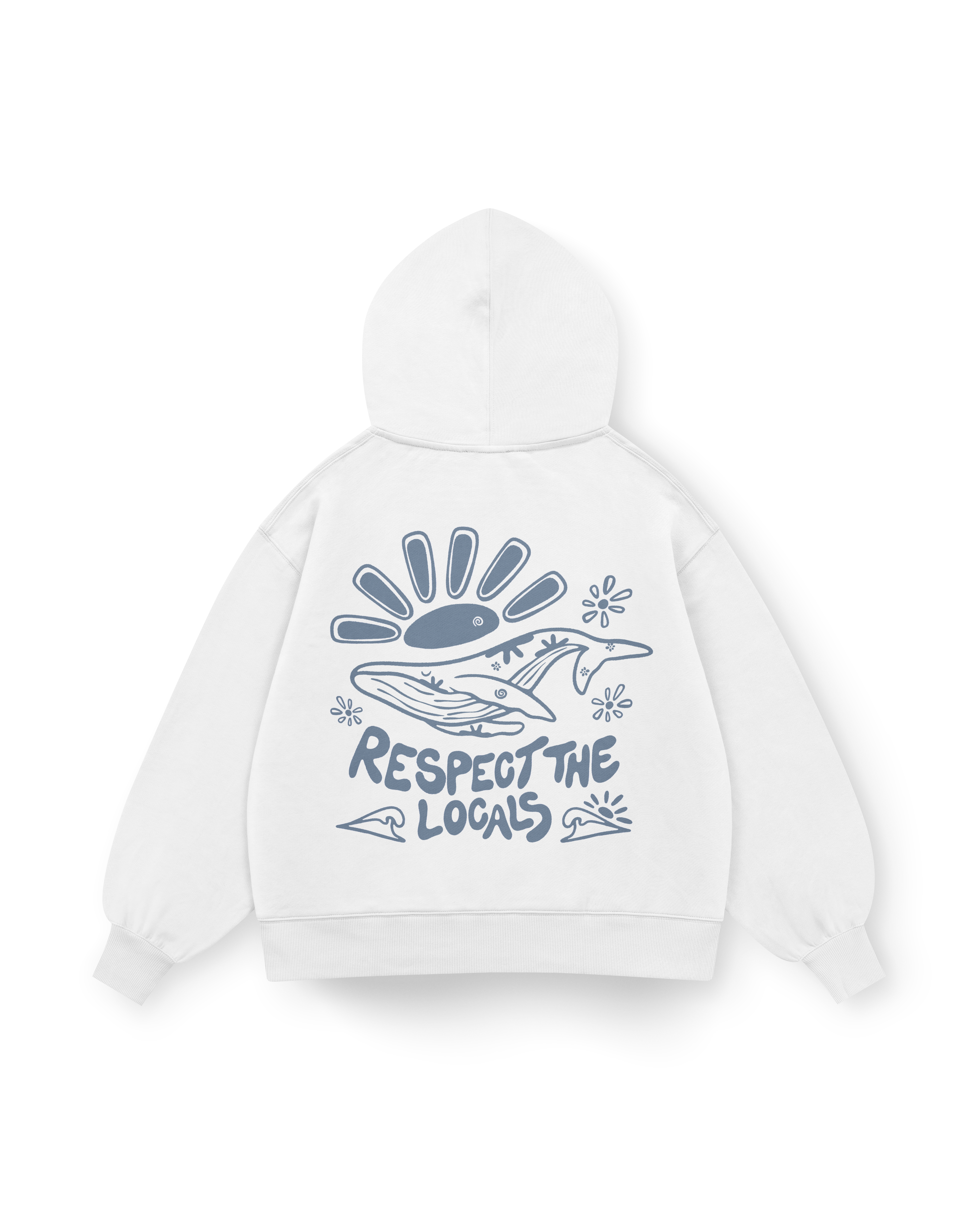 Respect The Locals Hoodie Oversized